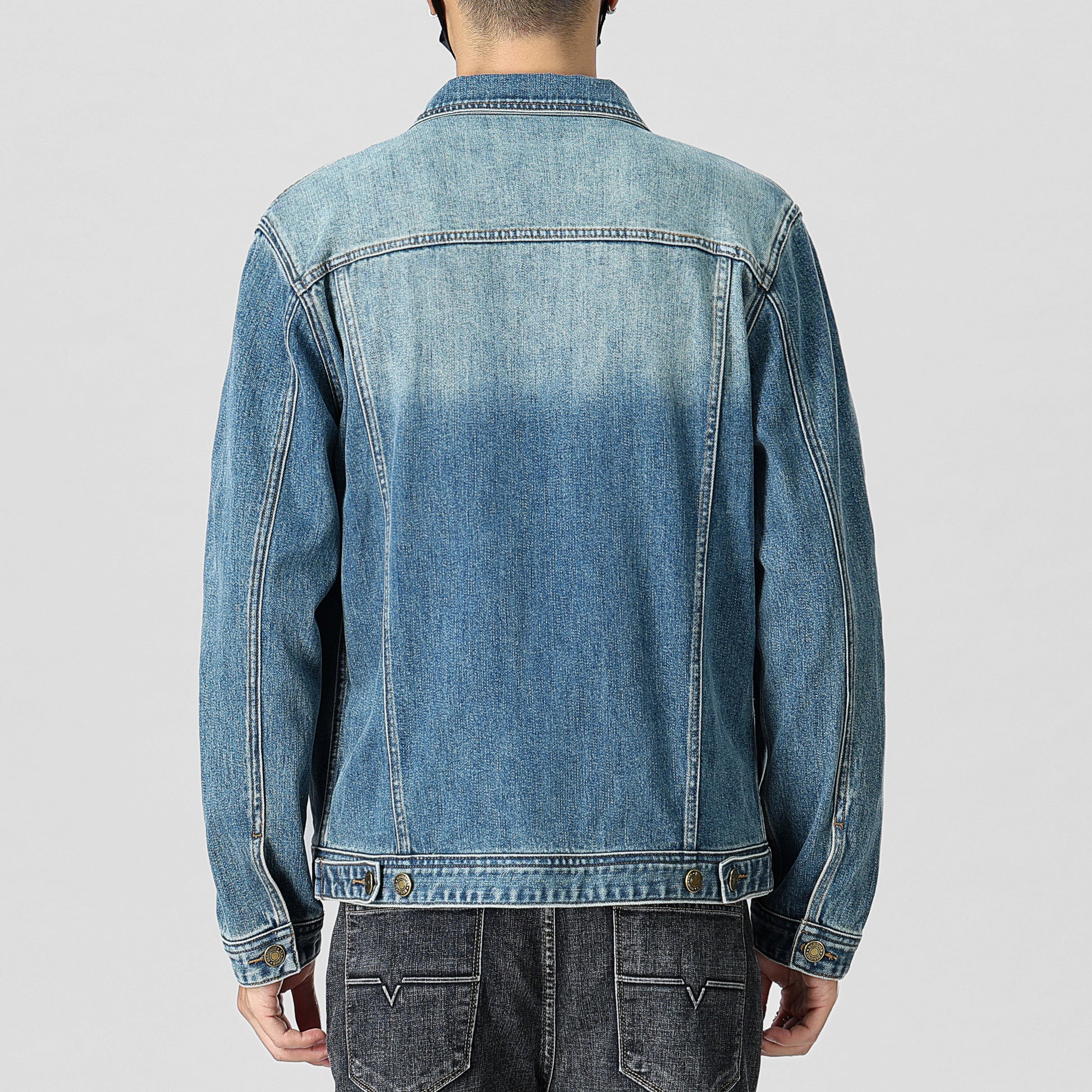 retro classic denim jacket