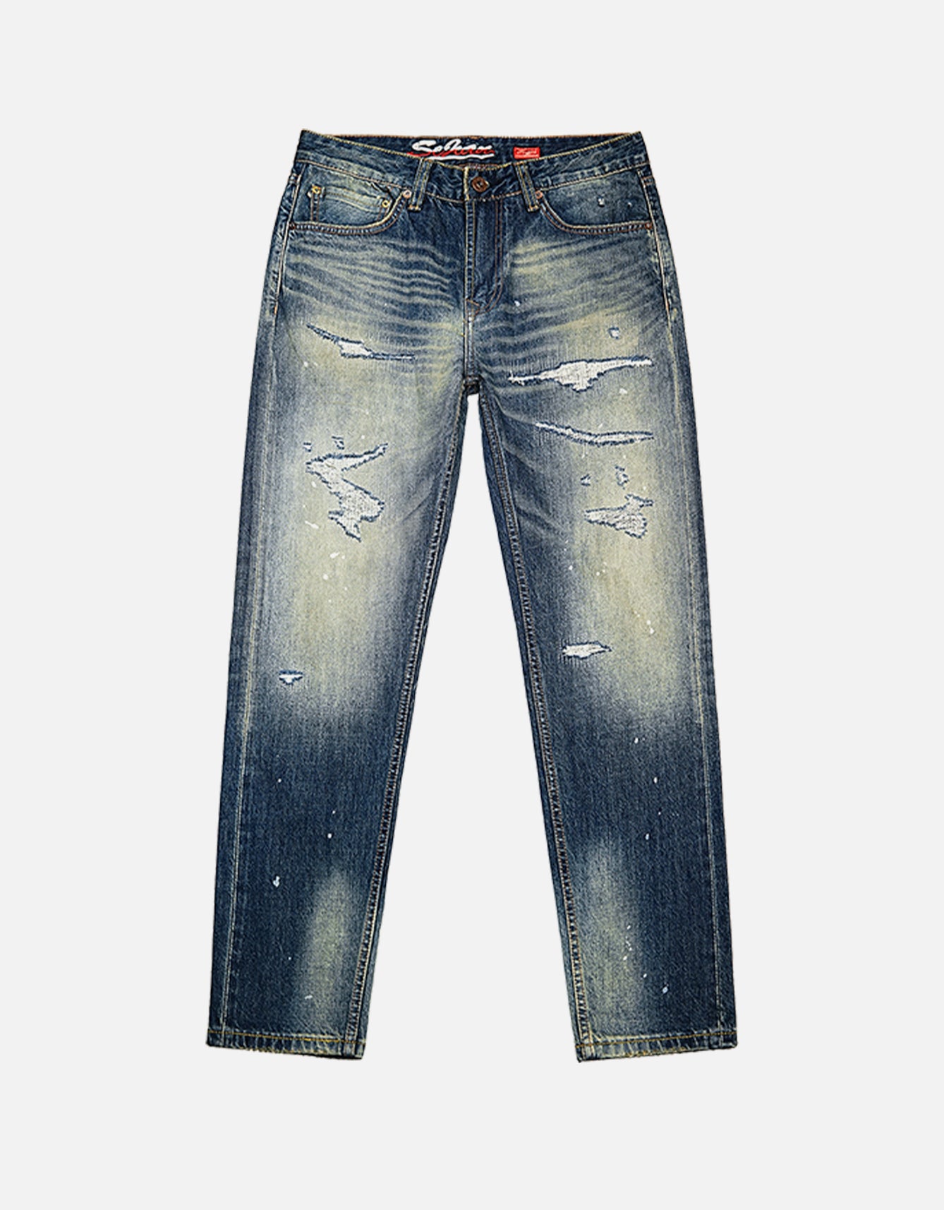 retro-style men's jeans