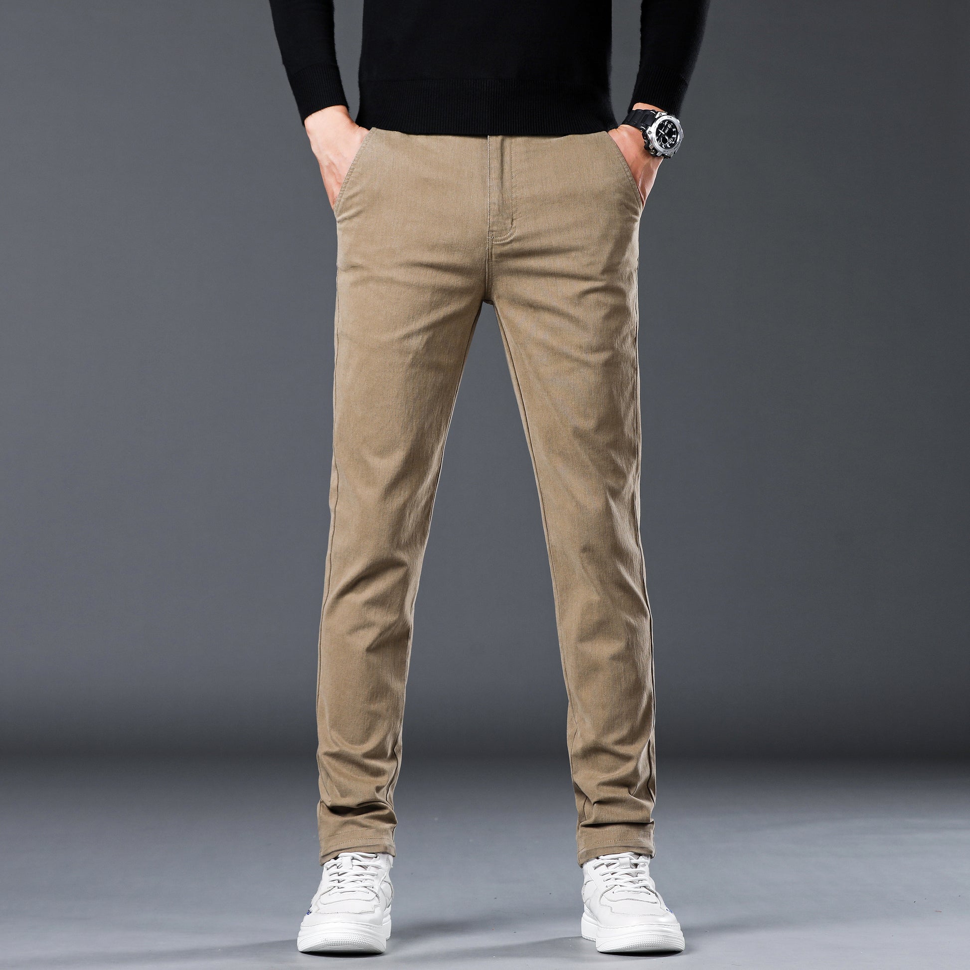 Slim-fit casual jeans