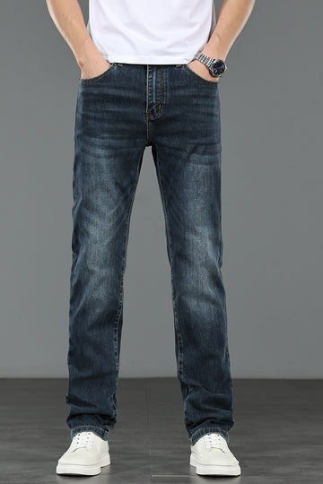 Slim-fit denim jeans