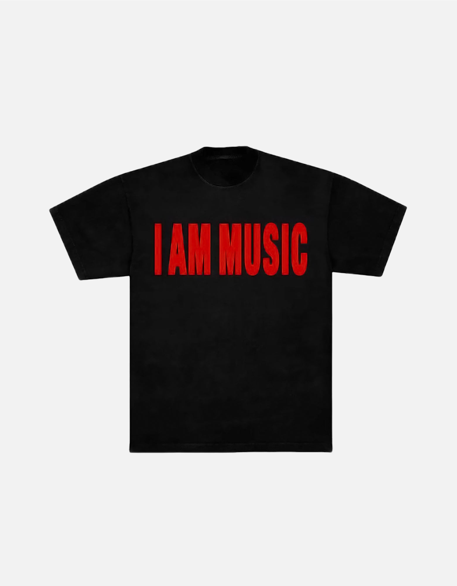 MEN‘s MUSIC slogan T-shirt