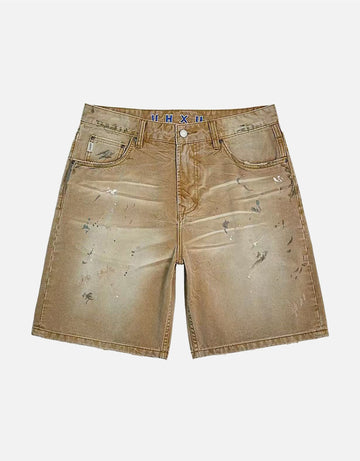 Begie washed denim shorts