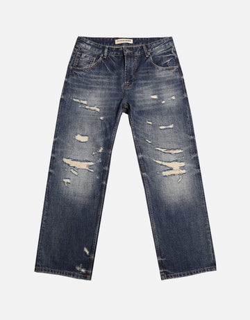 Hand-Rubbed Selvedge denim jeans