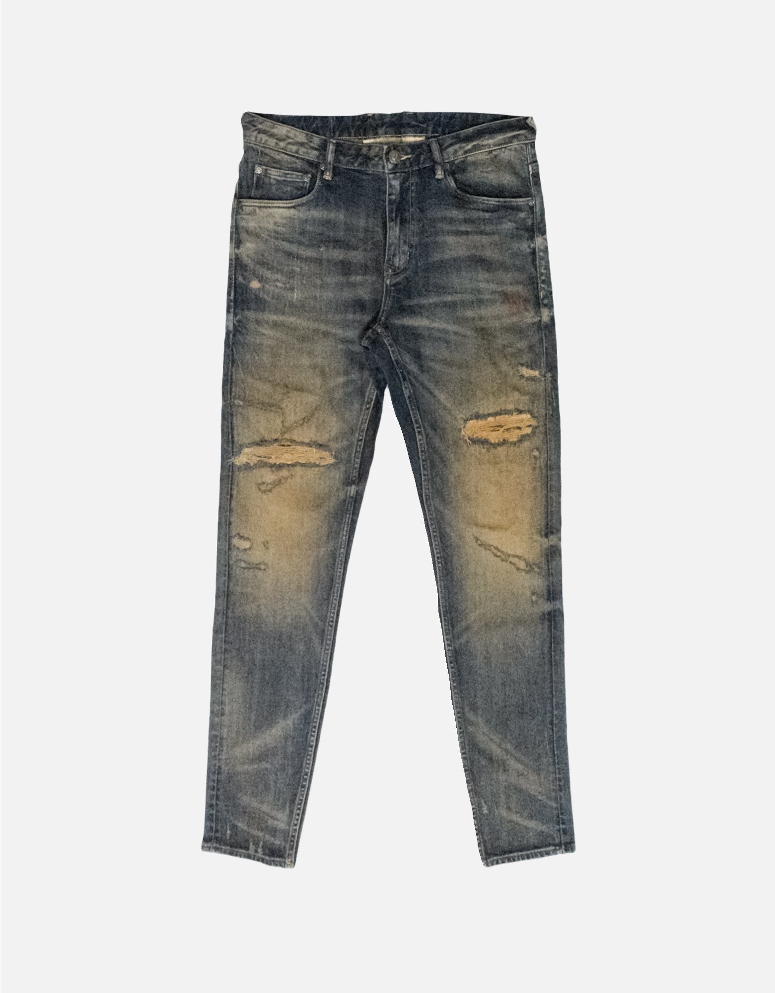 salvage Denim Patchwork Washed Jeans