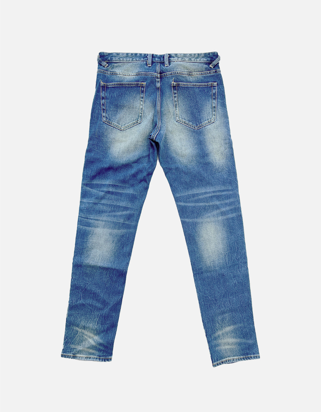 camouflage laser denim jeans