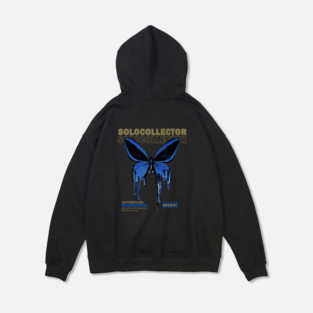 370G Terry Art Pattern Print Loose Trend Cotton Hoodie