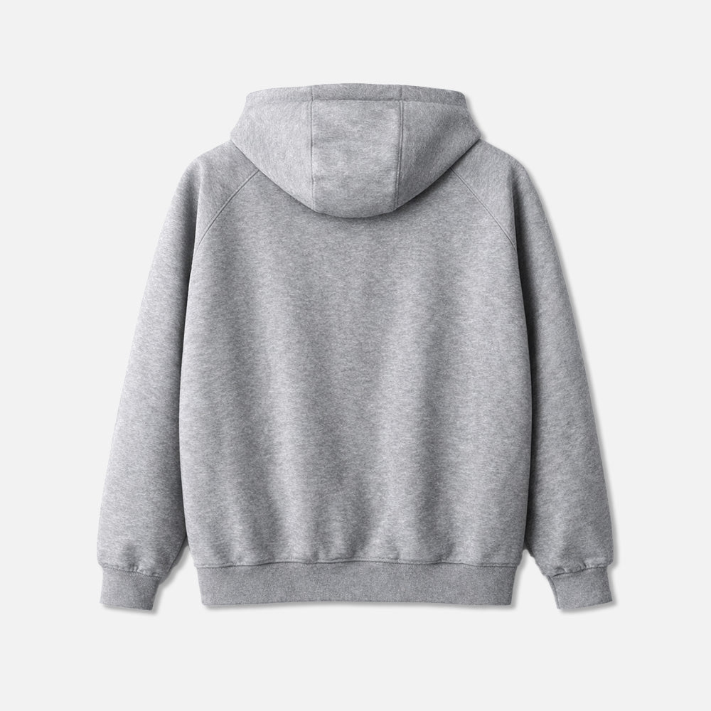 Relaxed Fit 590G Heavyweight Zip Hoodie