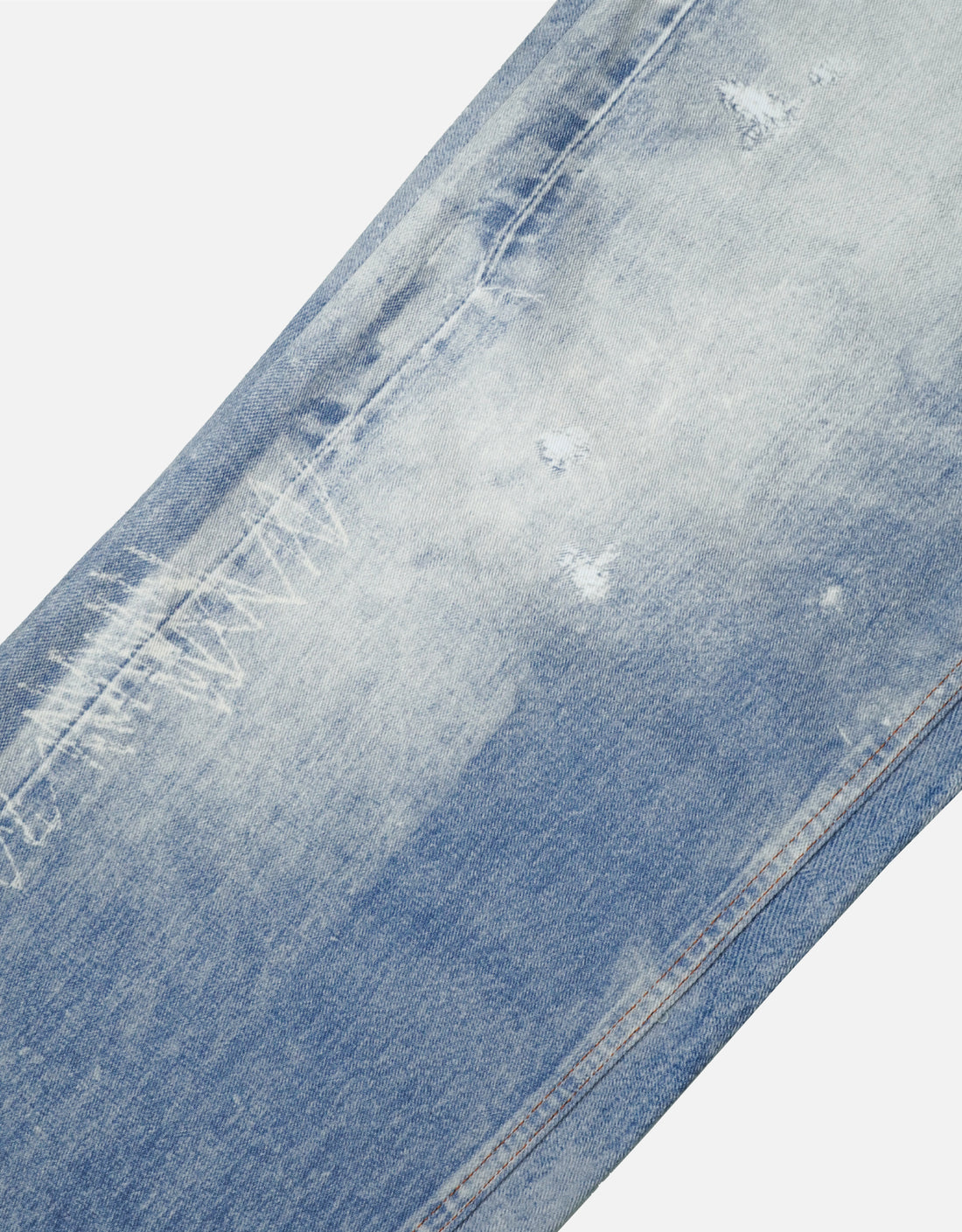 DIGITAL PRINTING WIDE LEG DESIGNER JEANS