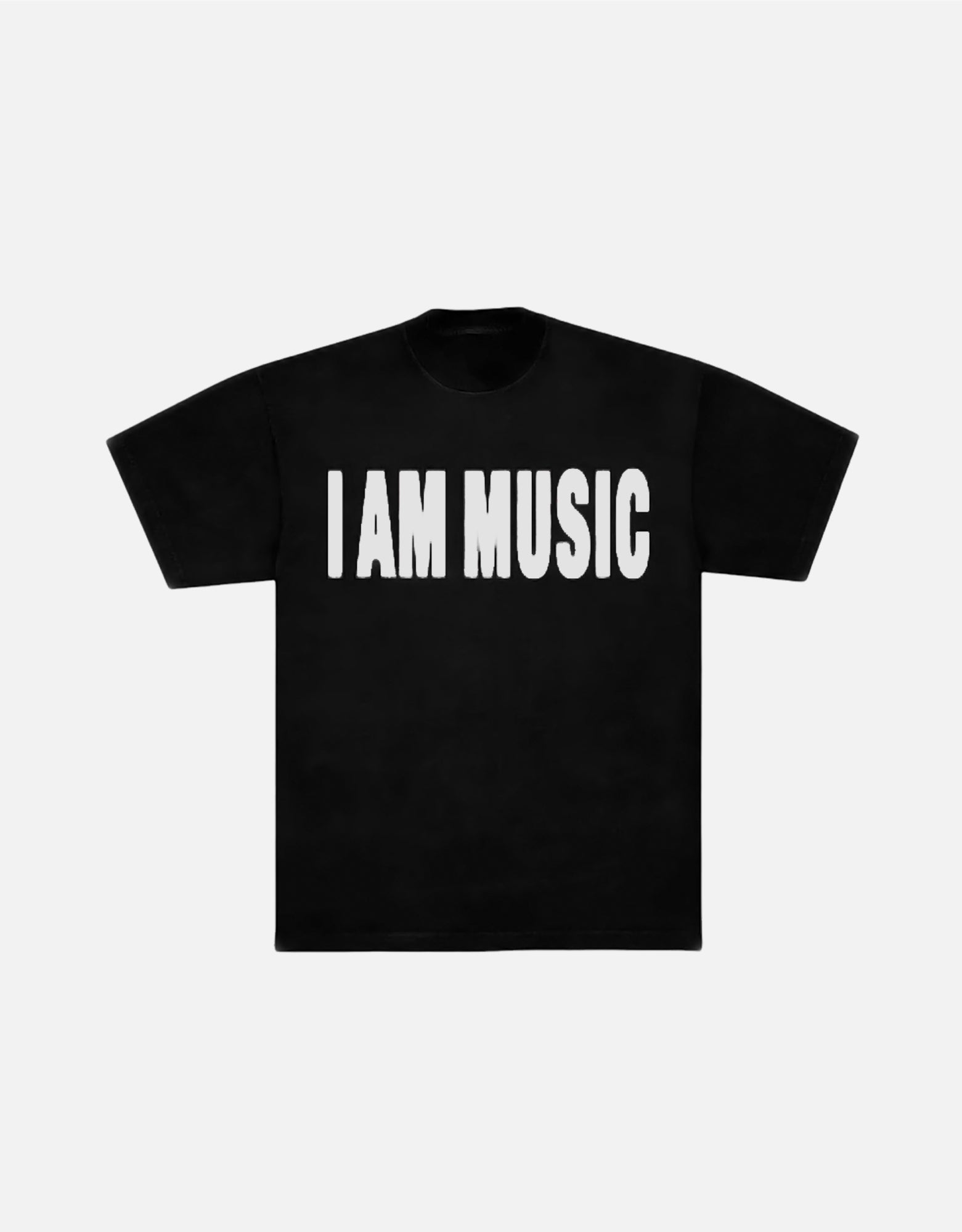MEN‘s MUSIC slogan T-shirt