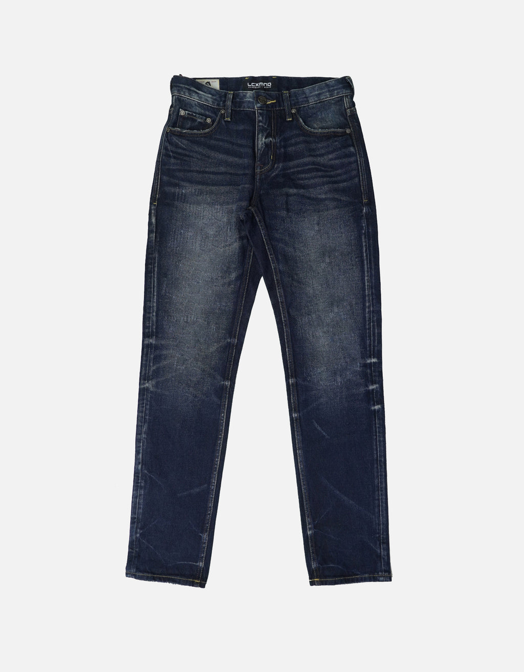 blue denim vintage washed distressed jeans