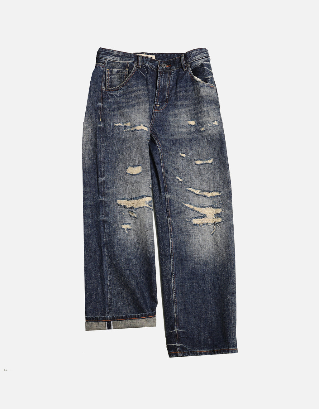 Hand-Rubbed Selvedge denim jeans