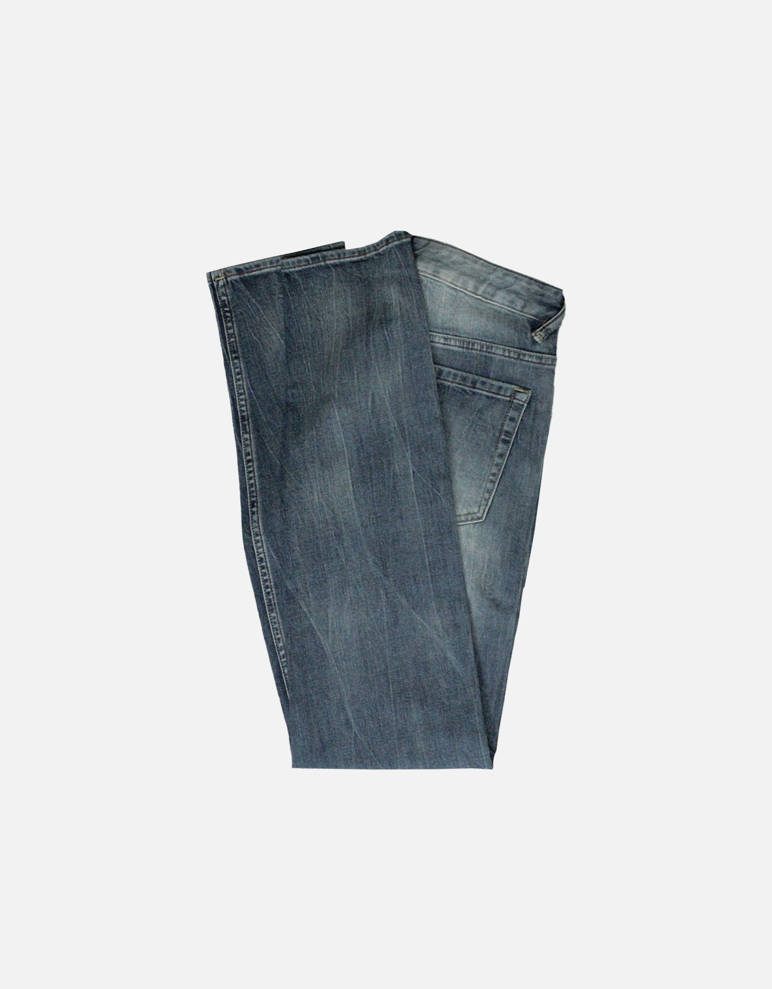 Washed-Blue  denim jeans