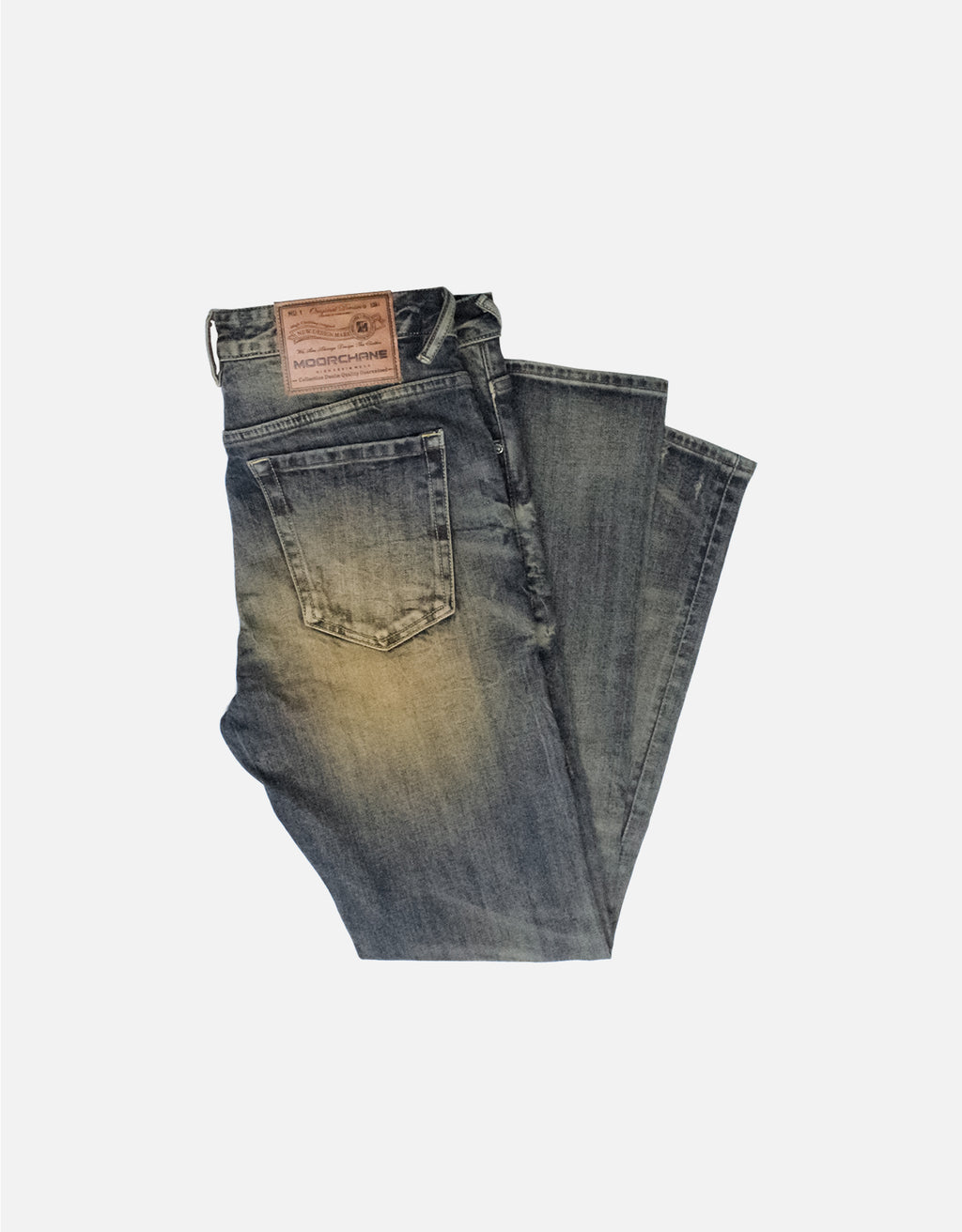 salvage Denim Patchwork Washed Jeans