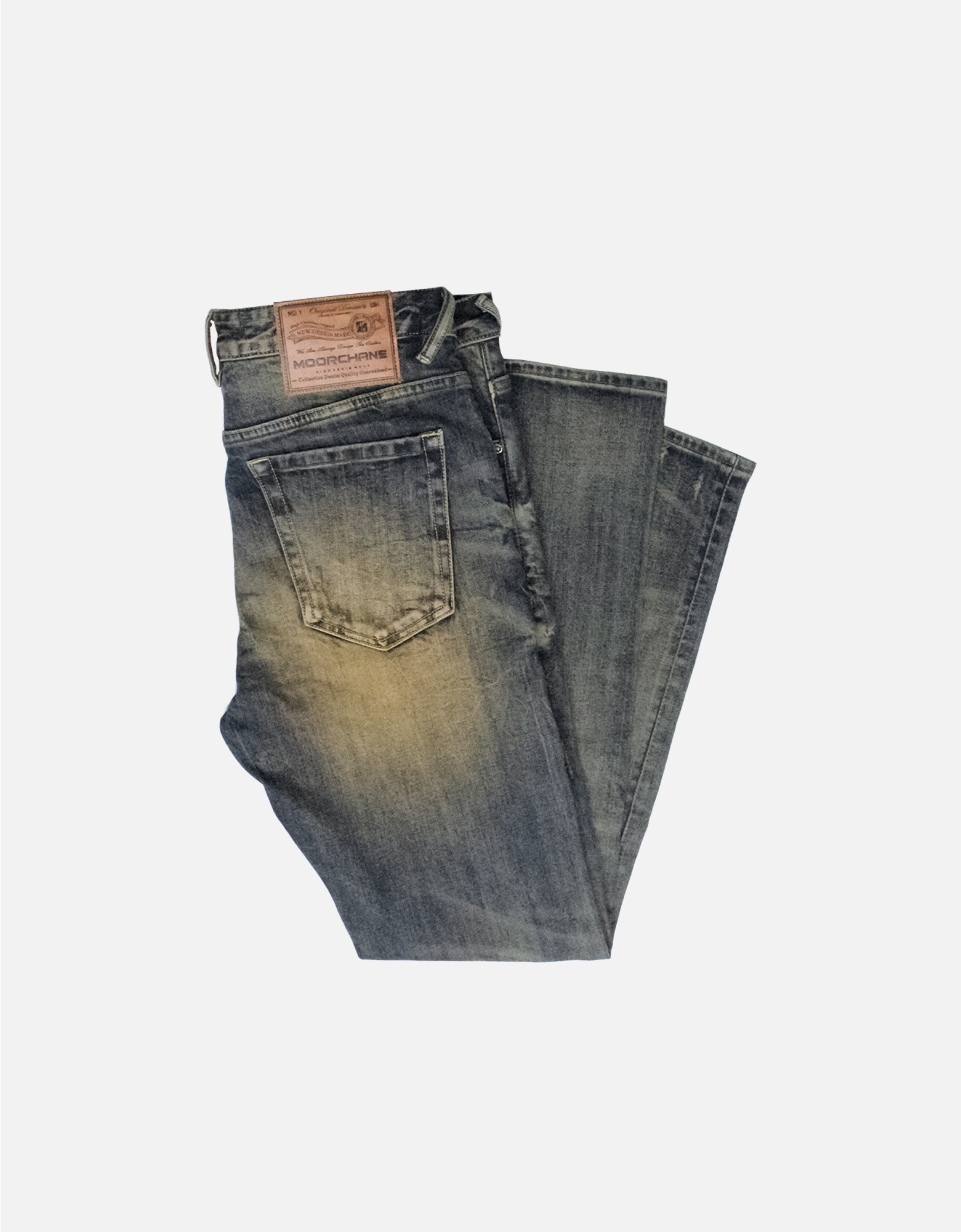 salvage Denim Patchwork Washed Jeans