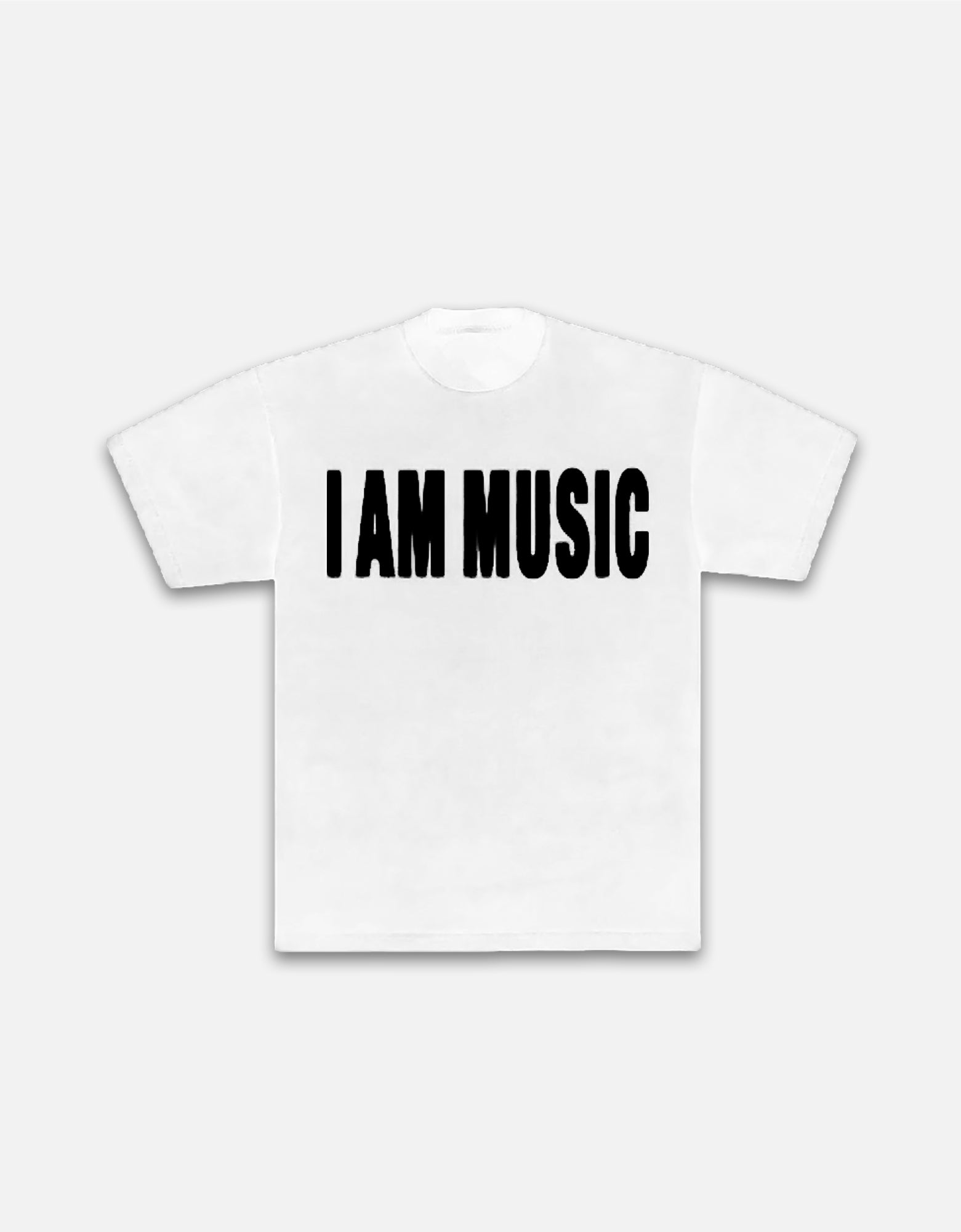 MEN‘s MUSIC slogan T-shirt