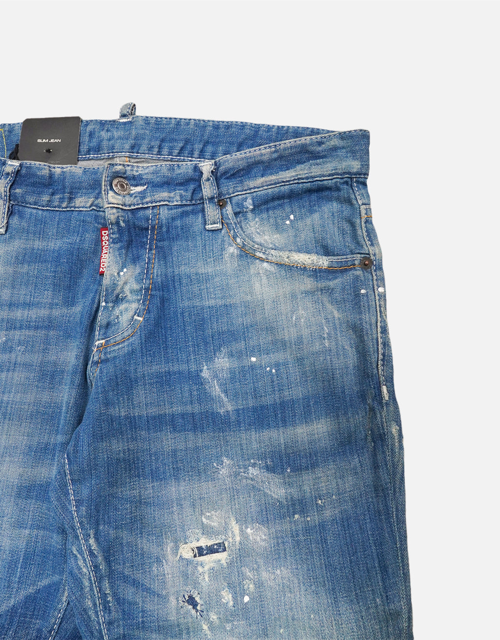 Retro Industrial Edge denim jeans