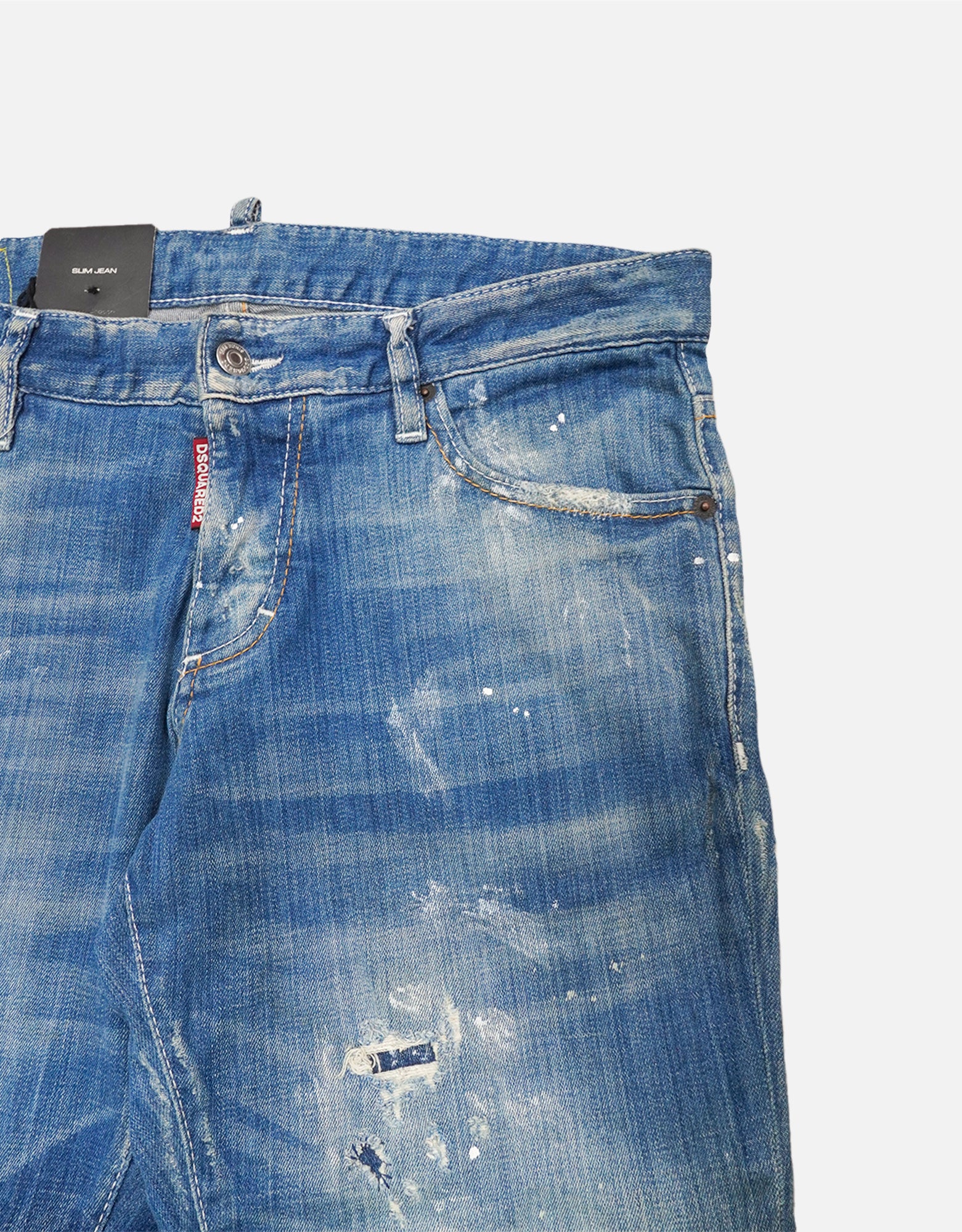 Retro Industrial Edge denim jeans