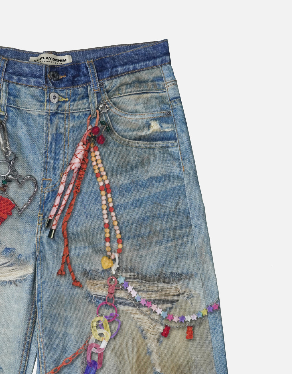 Rope Chain Baggy Jeans