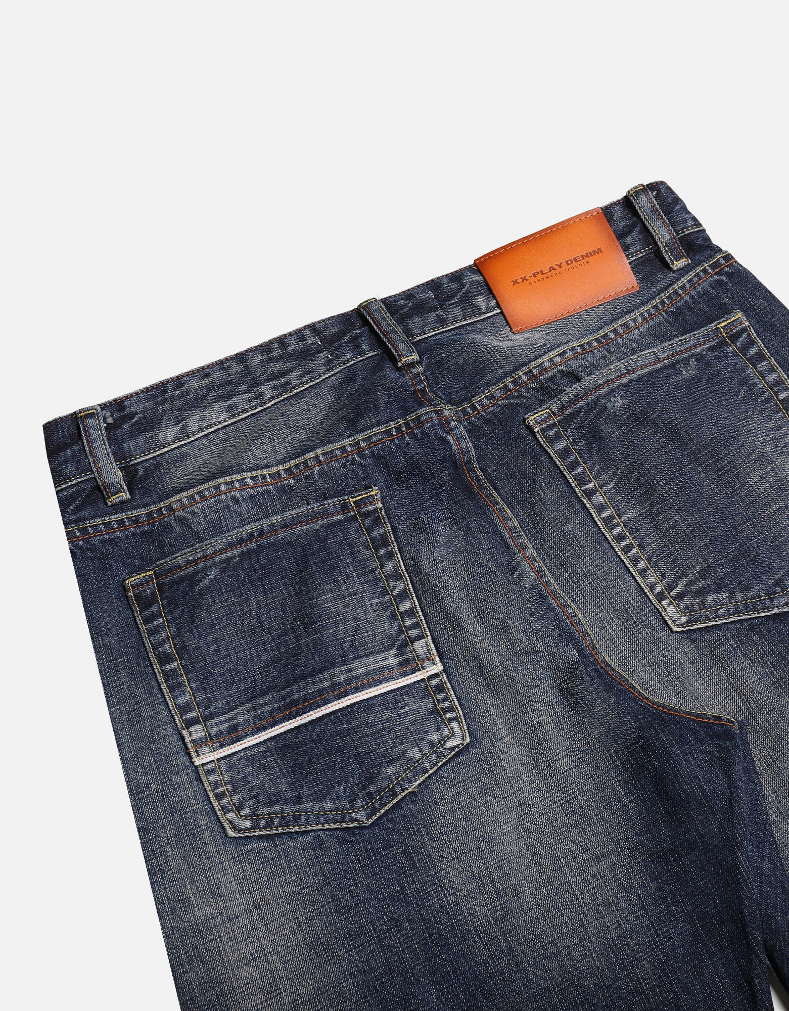 Hand-Rubbed Selvedge denim jeans