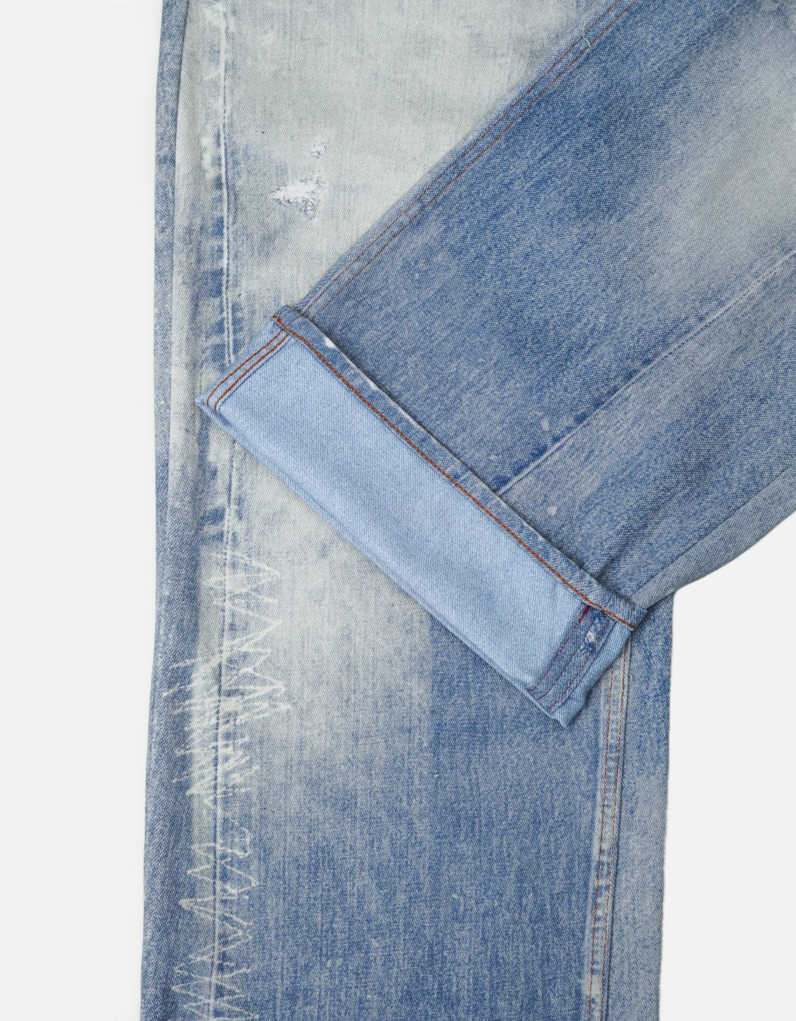 DIGITAL PRINTING WIDE LEG DESIGNER JEANS