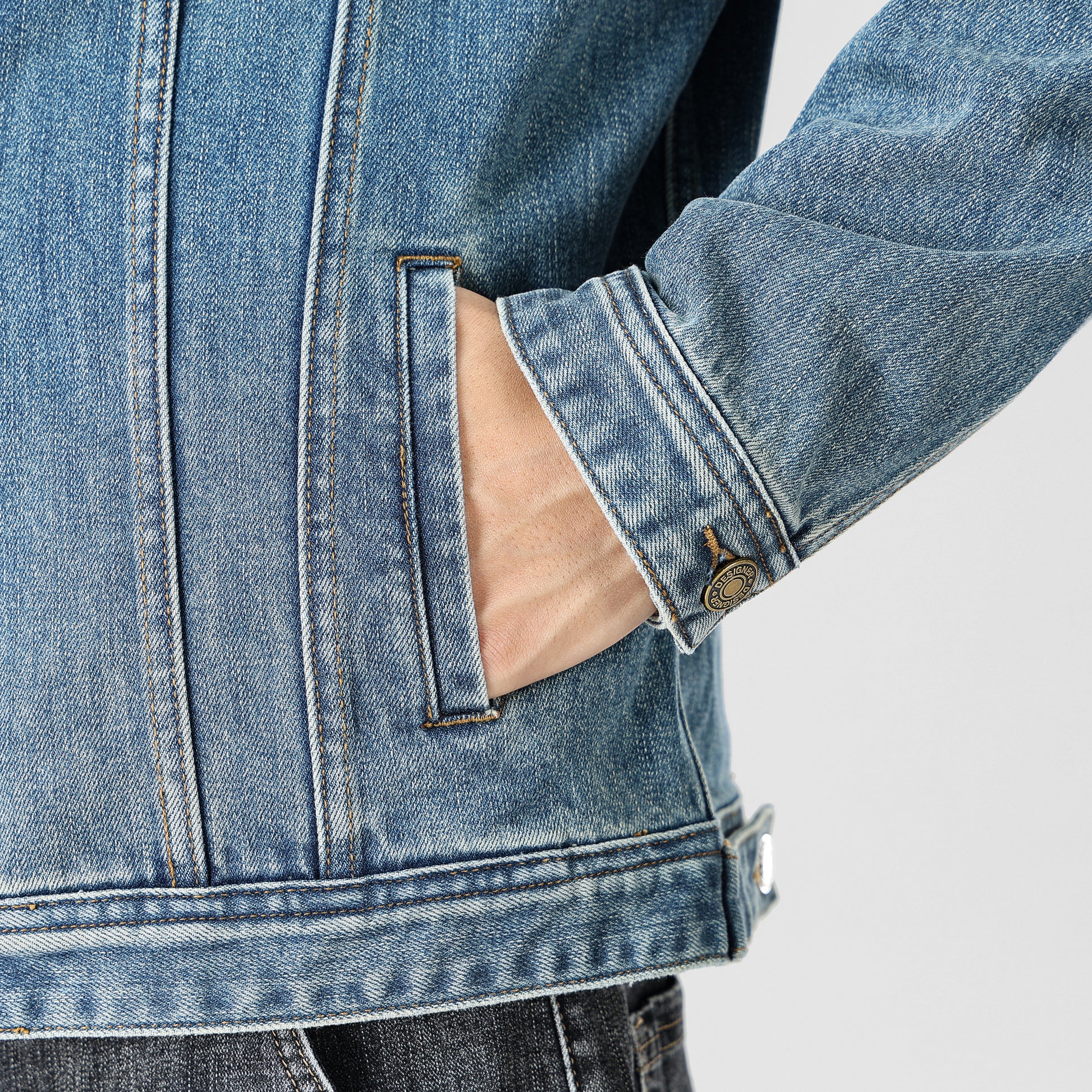 retro classic denim jacket