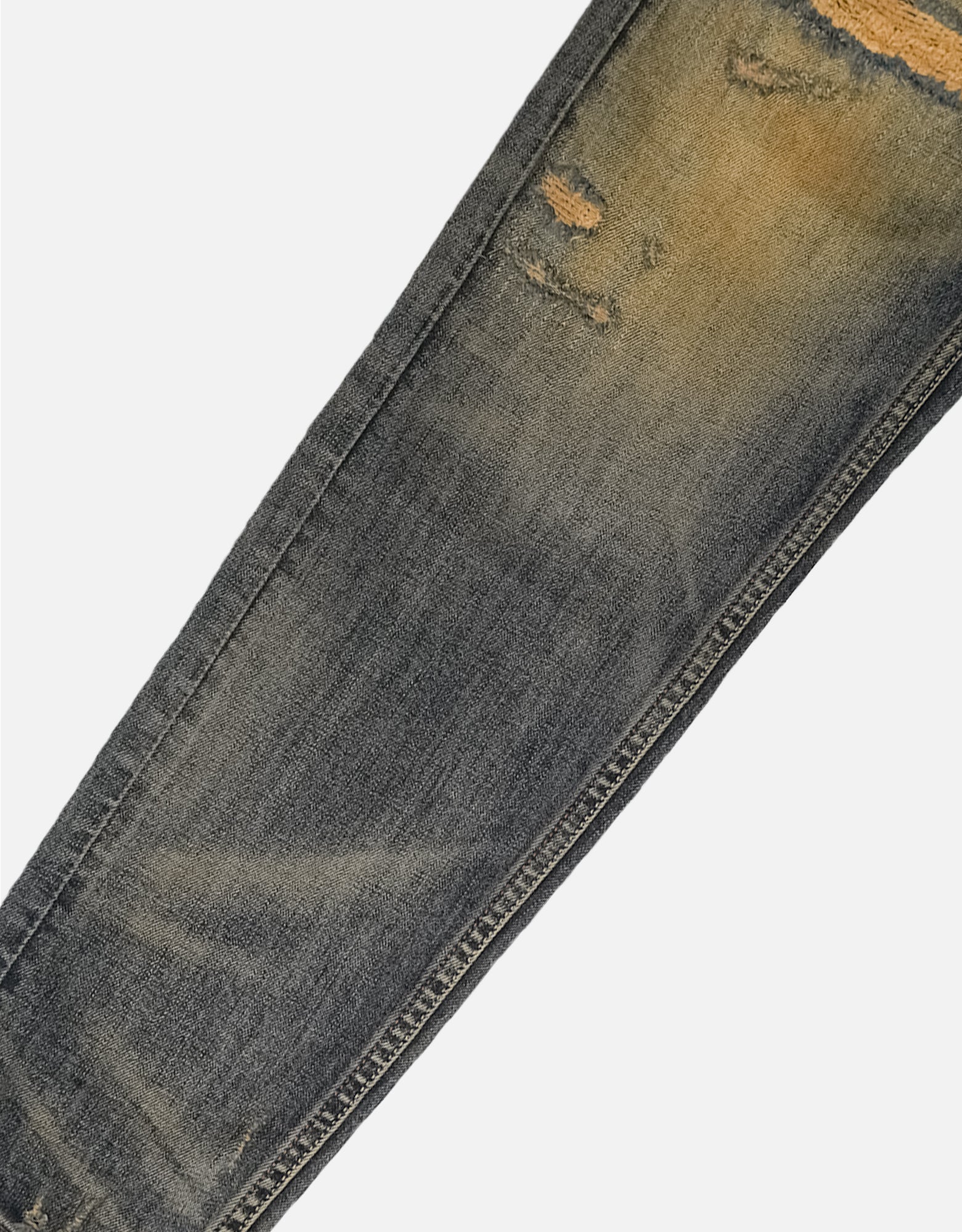 salvage Denim Patchwork Washed Jeans