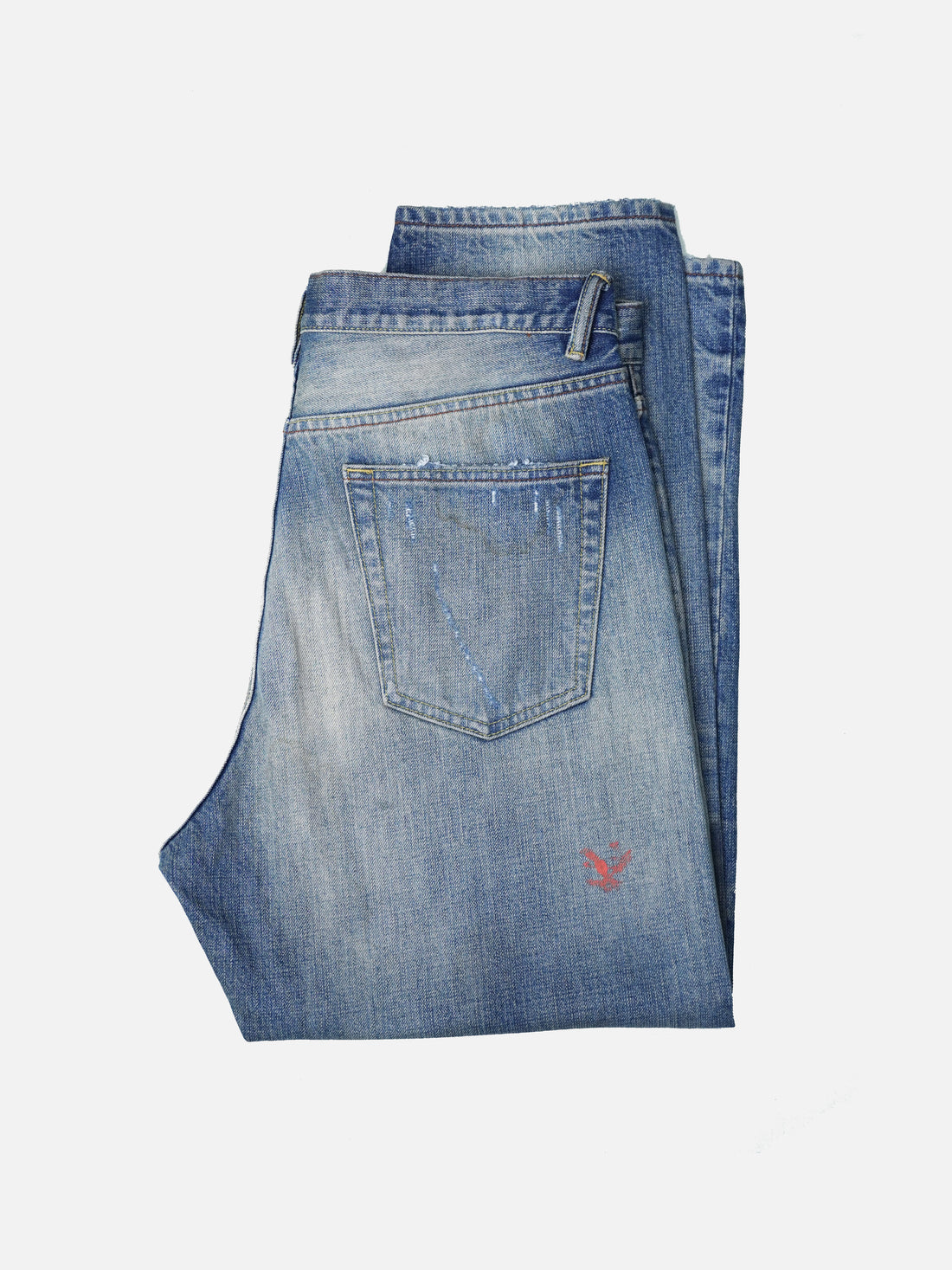 vibrant blue wash jeans