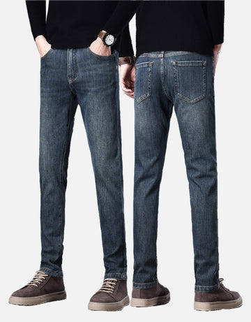 Slim-fit denim jeans