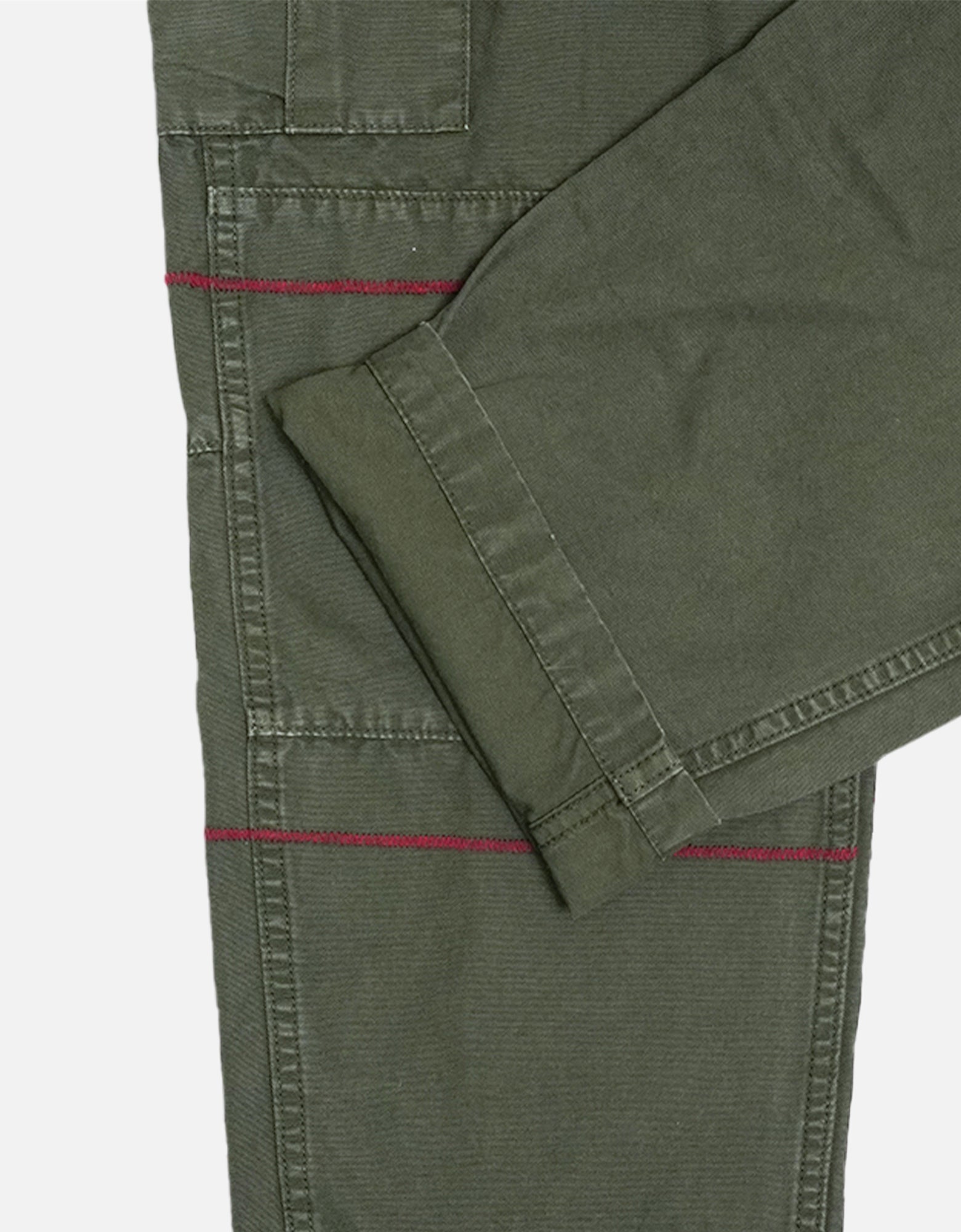 loose-fit washed  Multi-Pocket Vintage Cargo  Pantscargo pants
