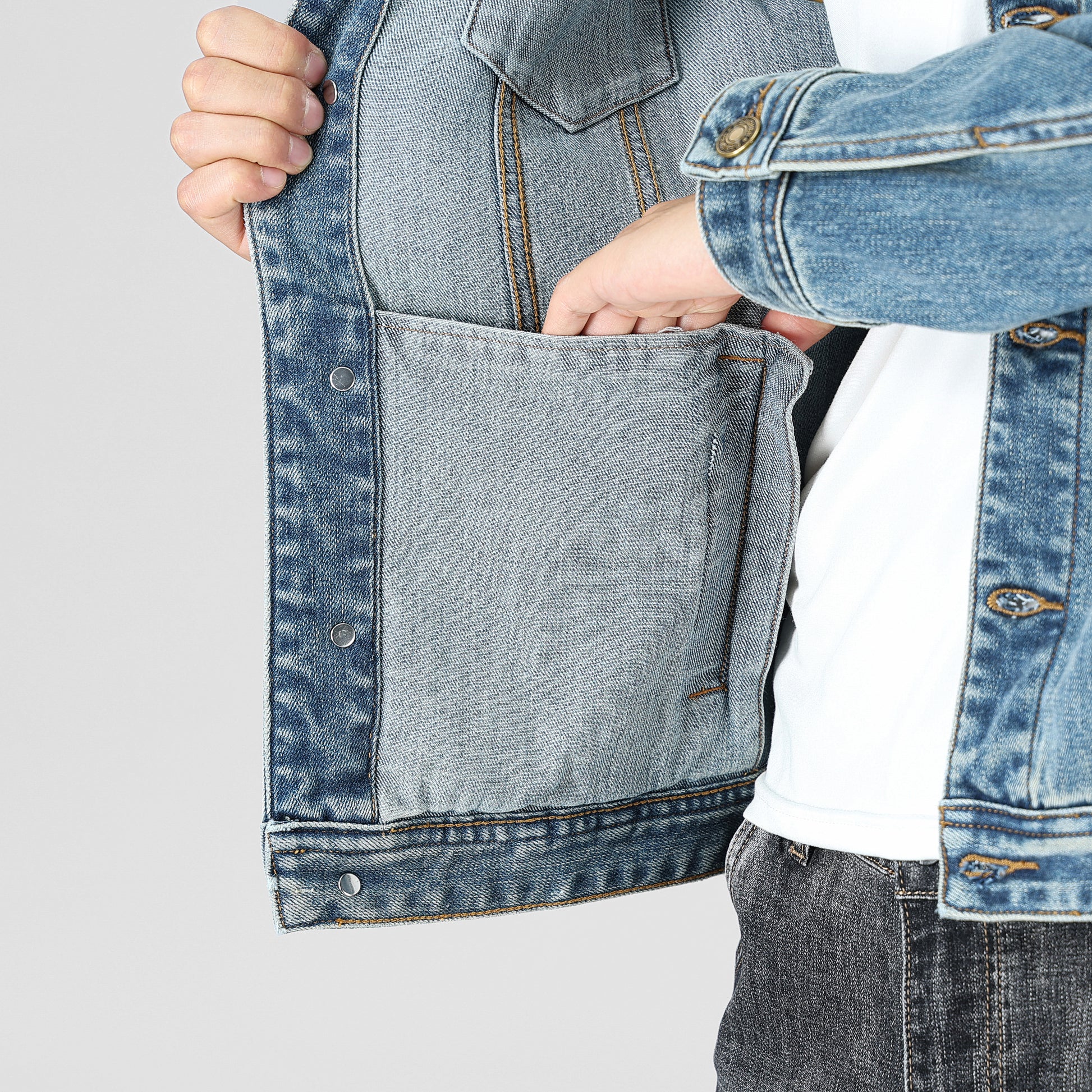 retro classic denim jacket