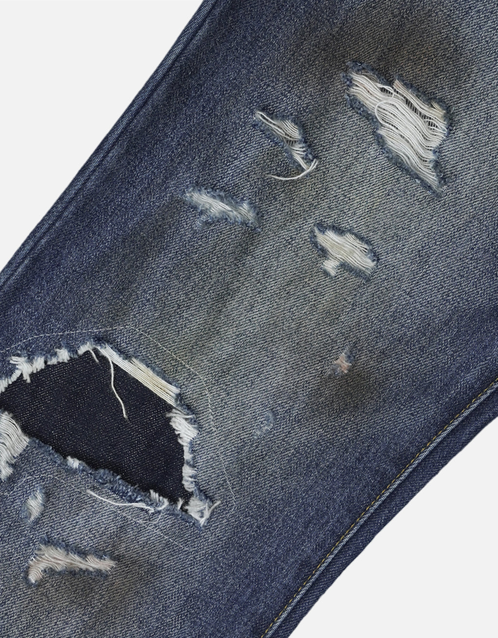 blue hue  distressed denim jeans