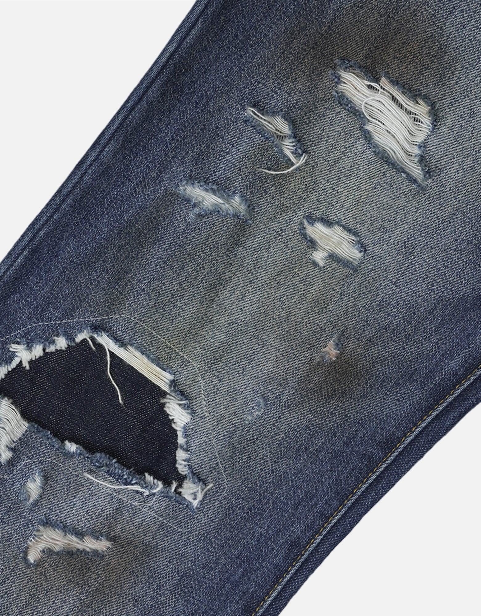 blue hue  distressed denim jeans