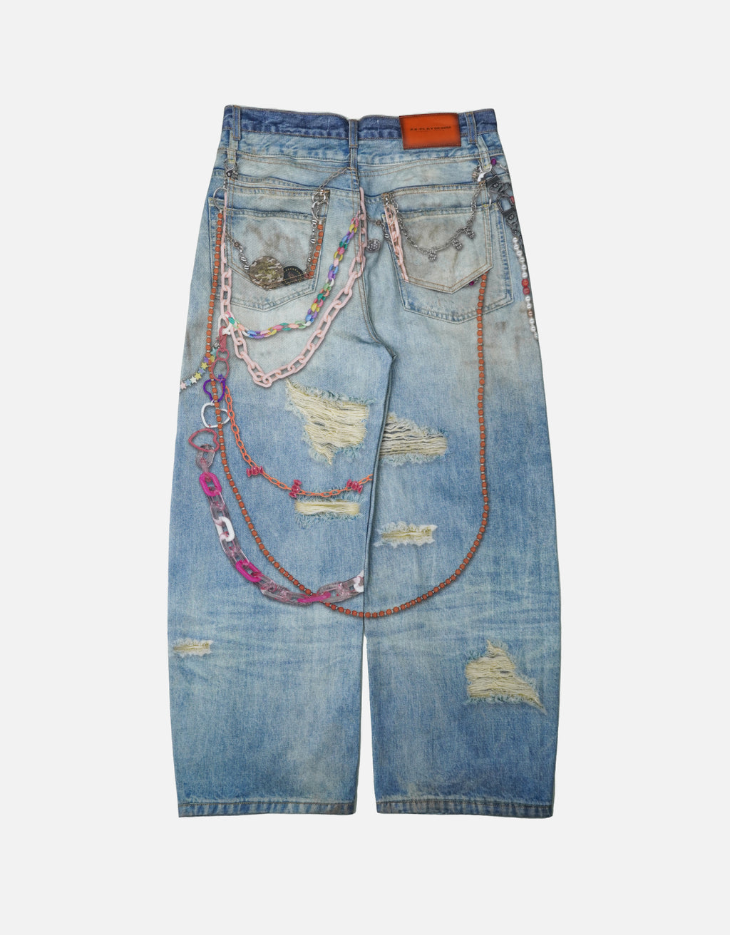 Rope Chain Baggy Jeans