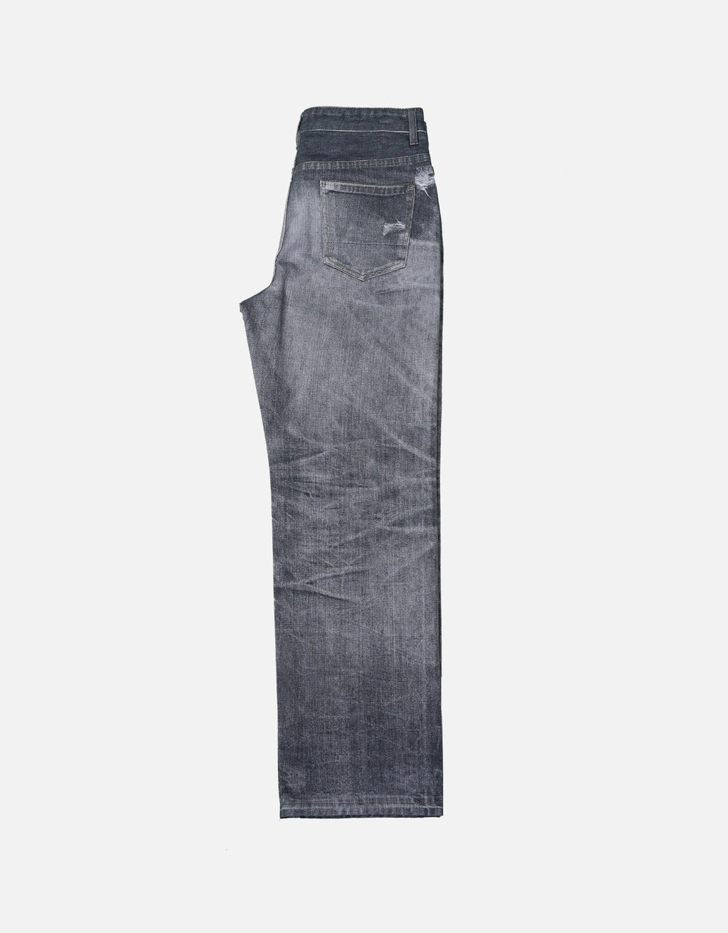 3D Printed Distressed  Men's Jeans