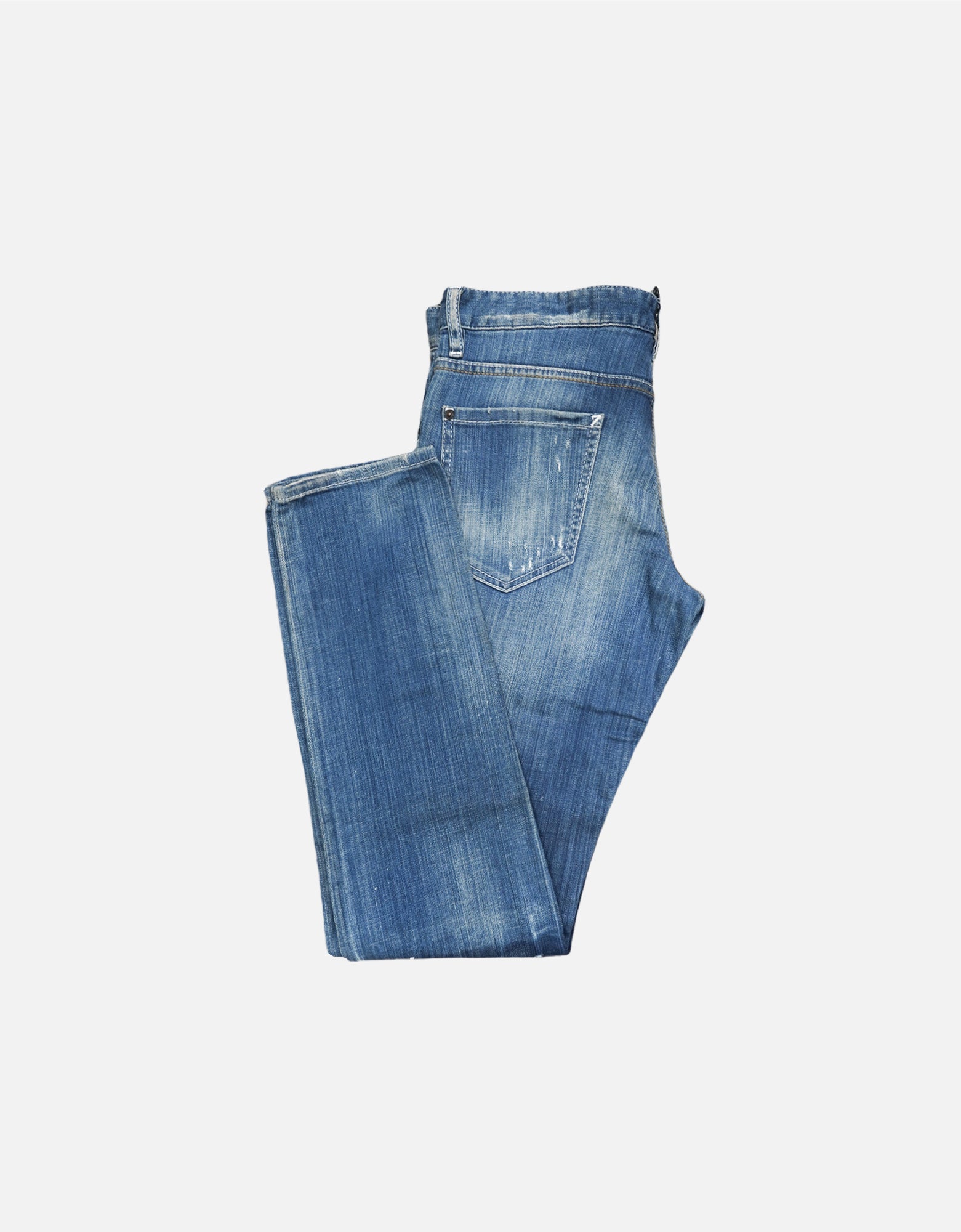 Retro Industrial Edge denim jeans