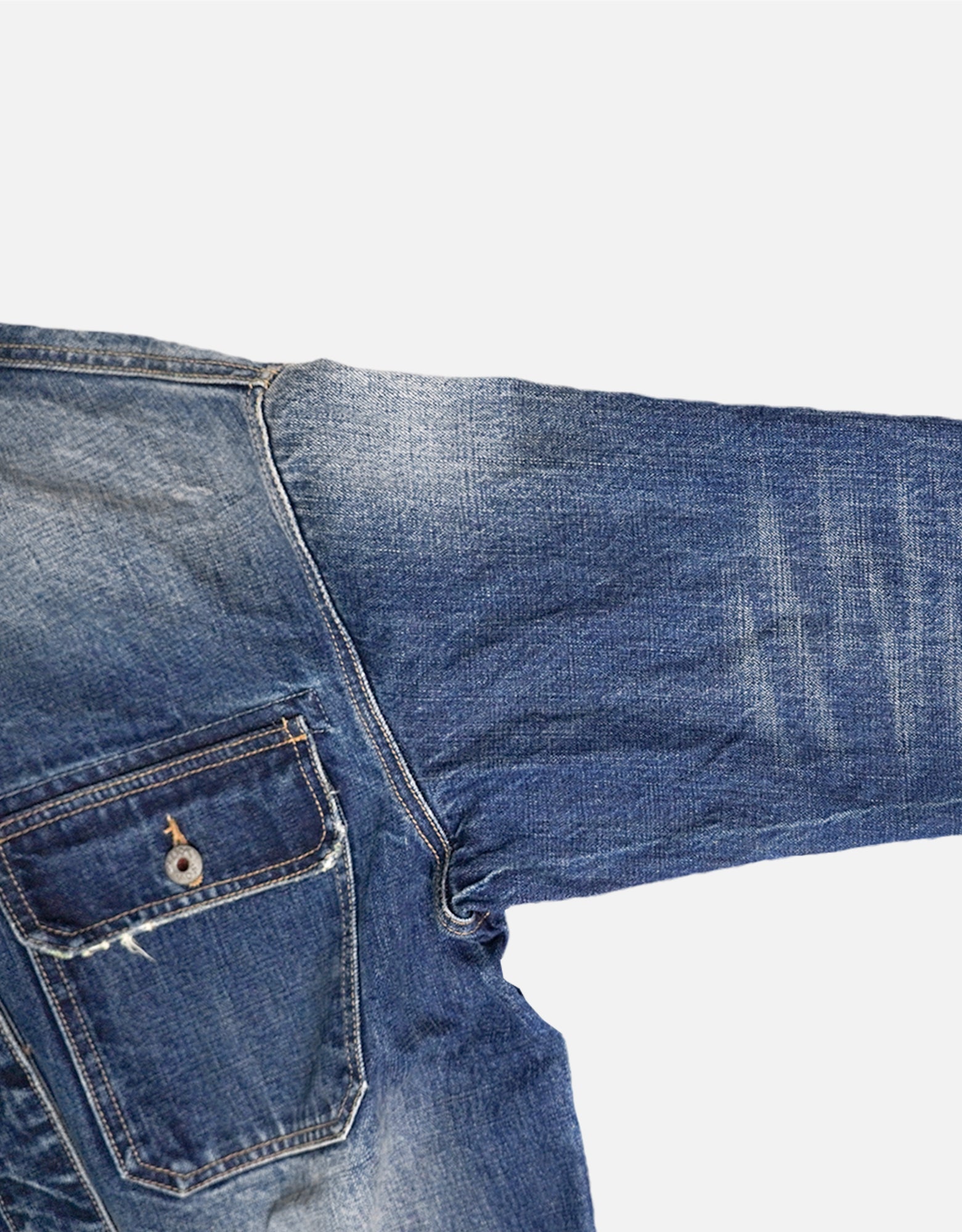 Denim trucker jacket