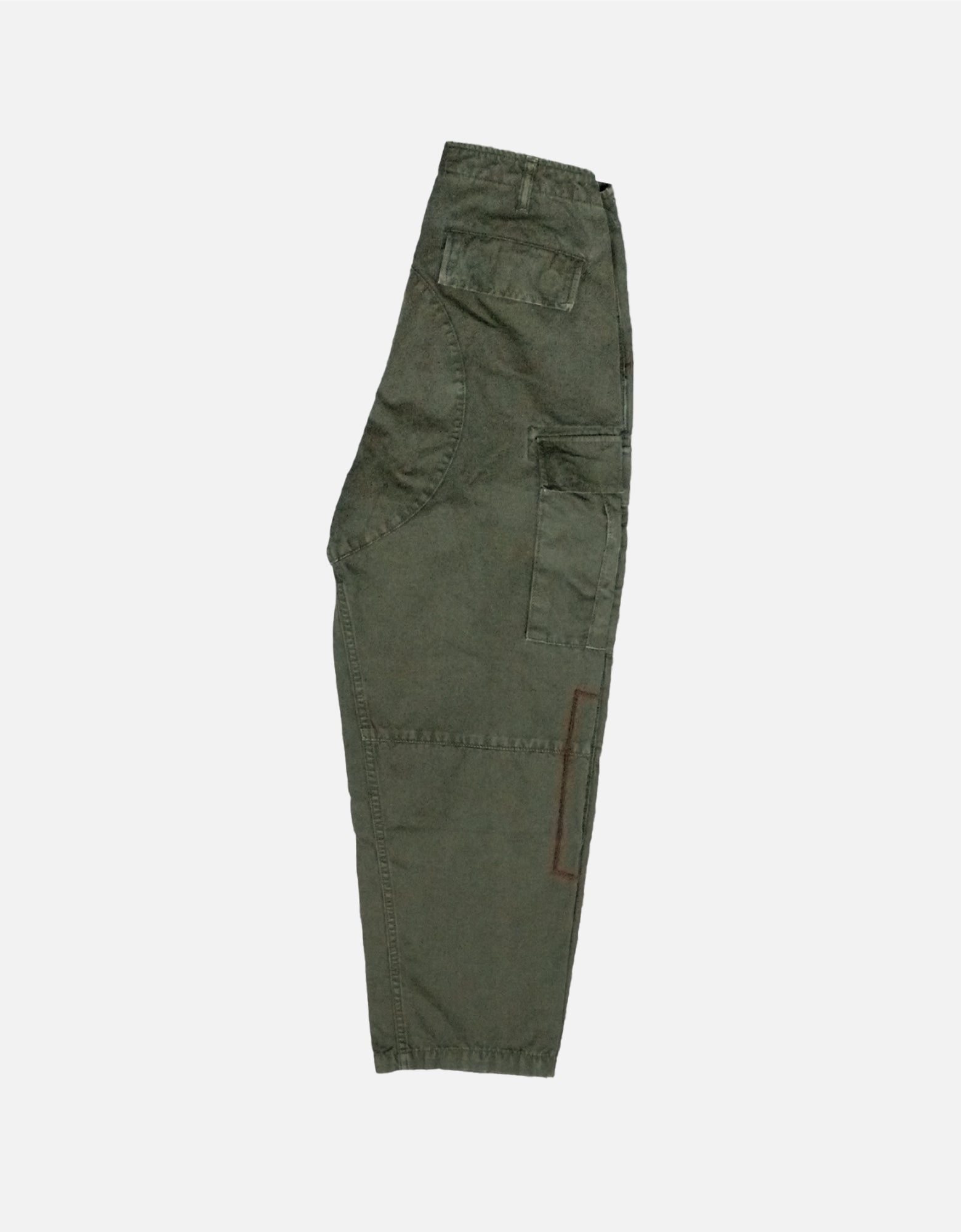 loose-fit washed  Multi-Pocket Vintage Cargo  Pantscargo pants