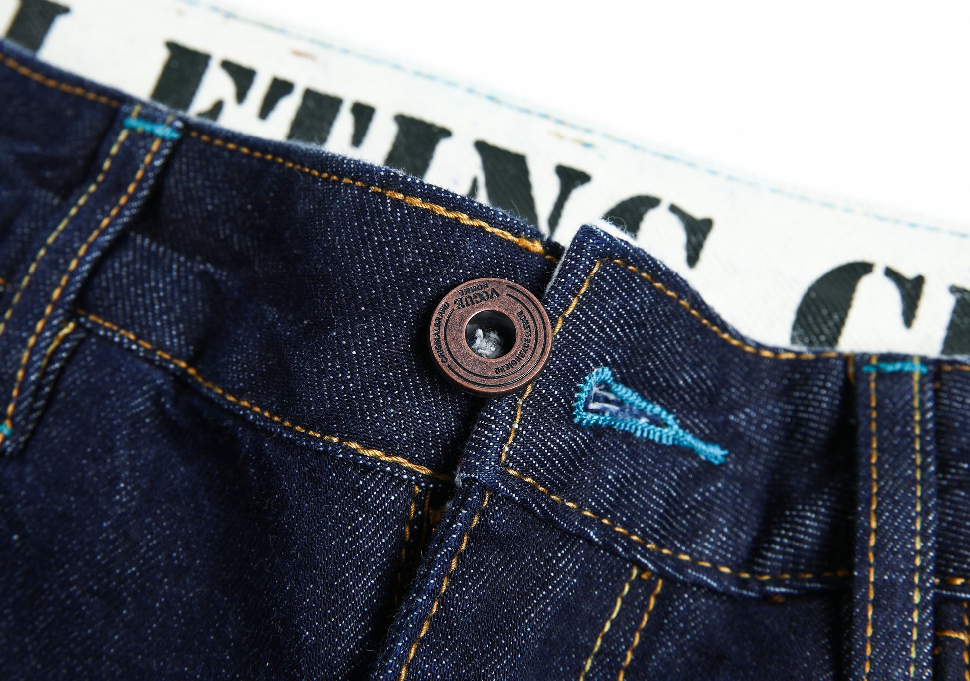 Classic 5 Pocket Mid - Rise Straight Leg Jeans