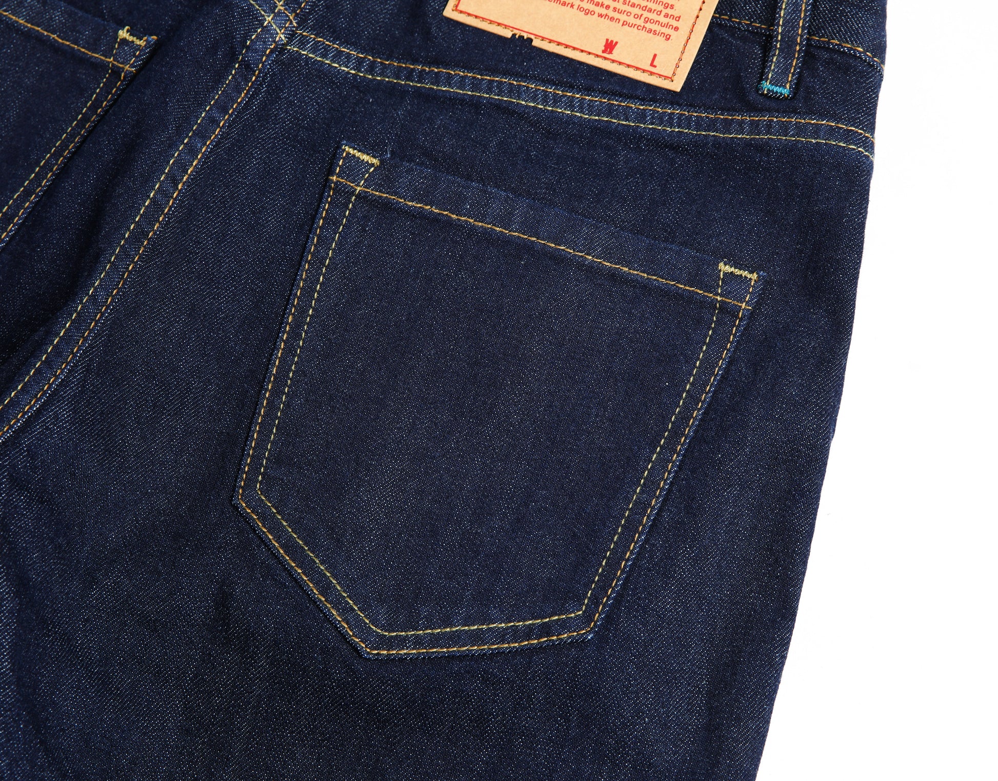 Classic 5 Pocket Mid - Rise Straight Leg Jeans