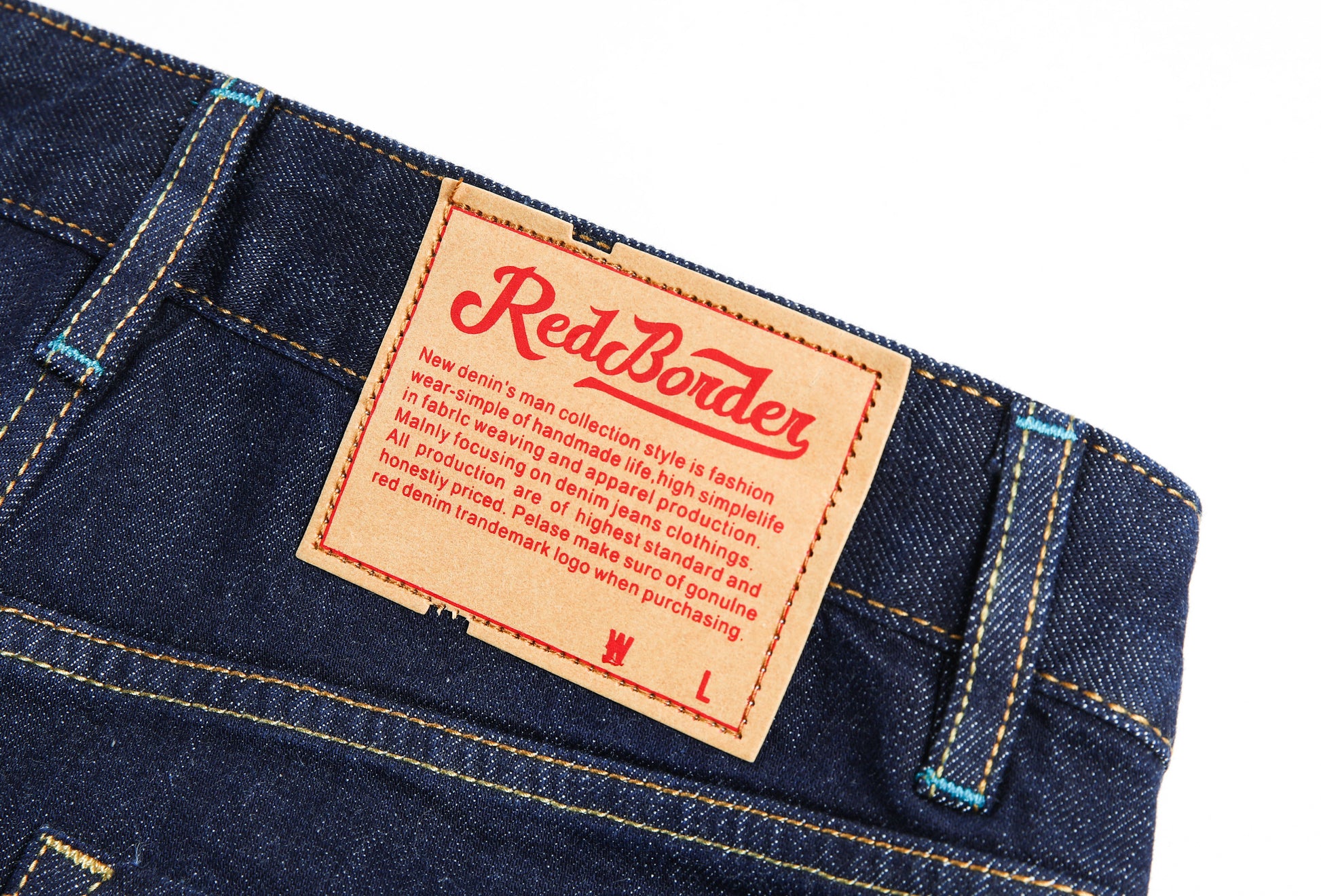 Classic 5 Pocket Mid - Rise Straight Leg Jeans