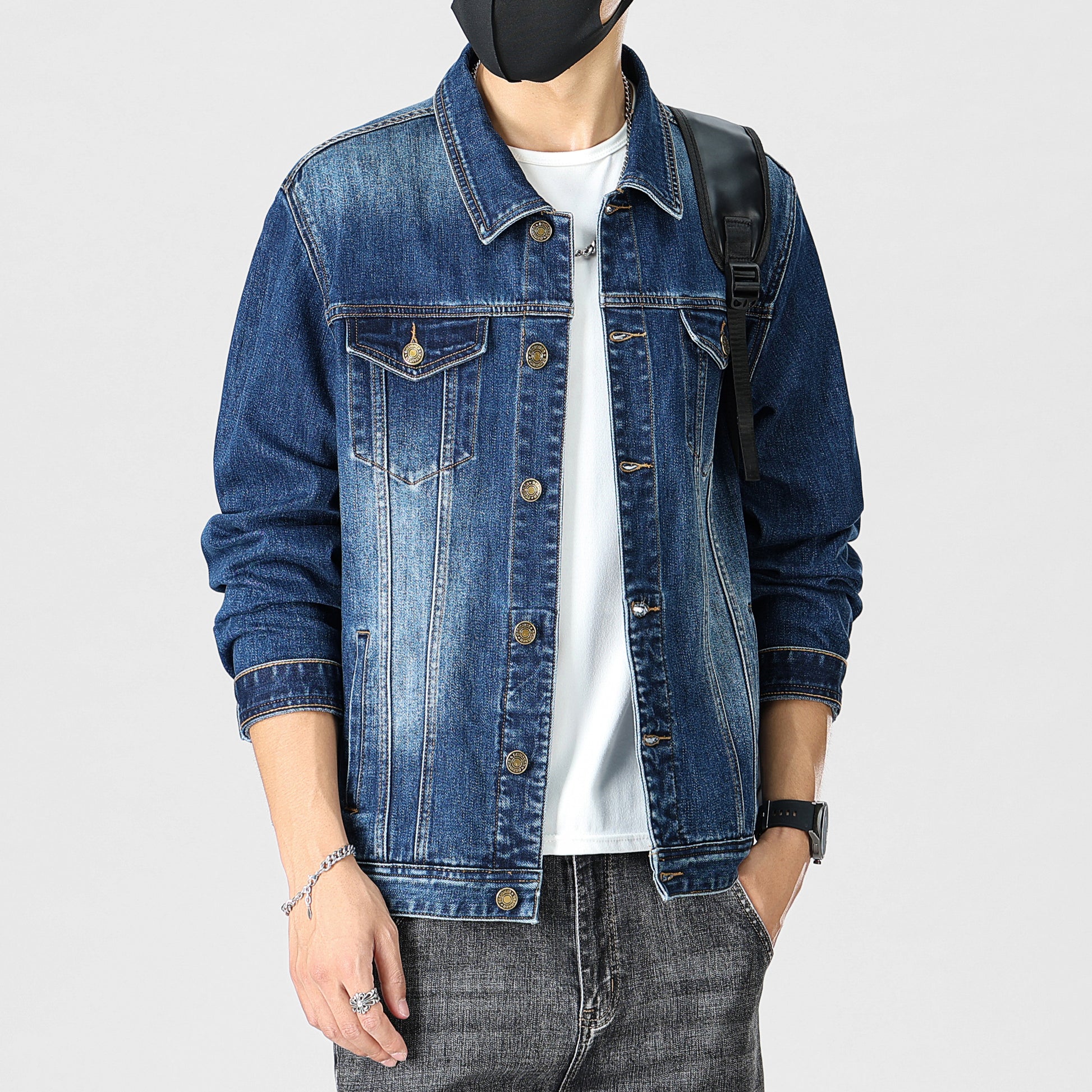 retro classic denim jacket