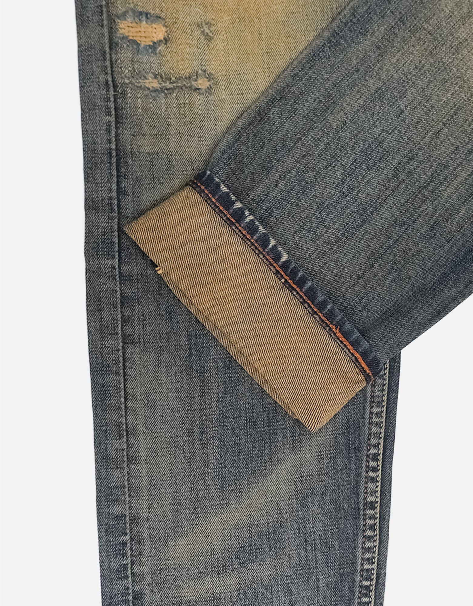 salvage Denim Patchwork Washed Jeans