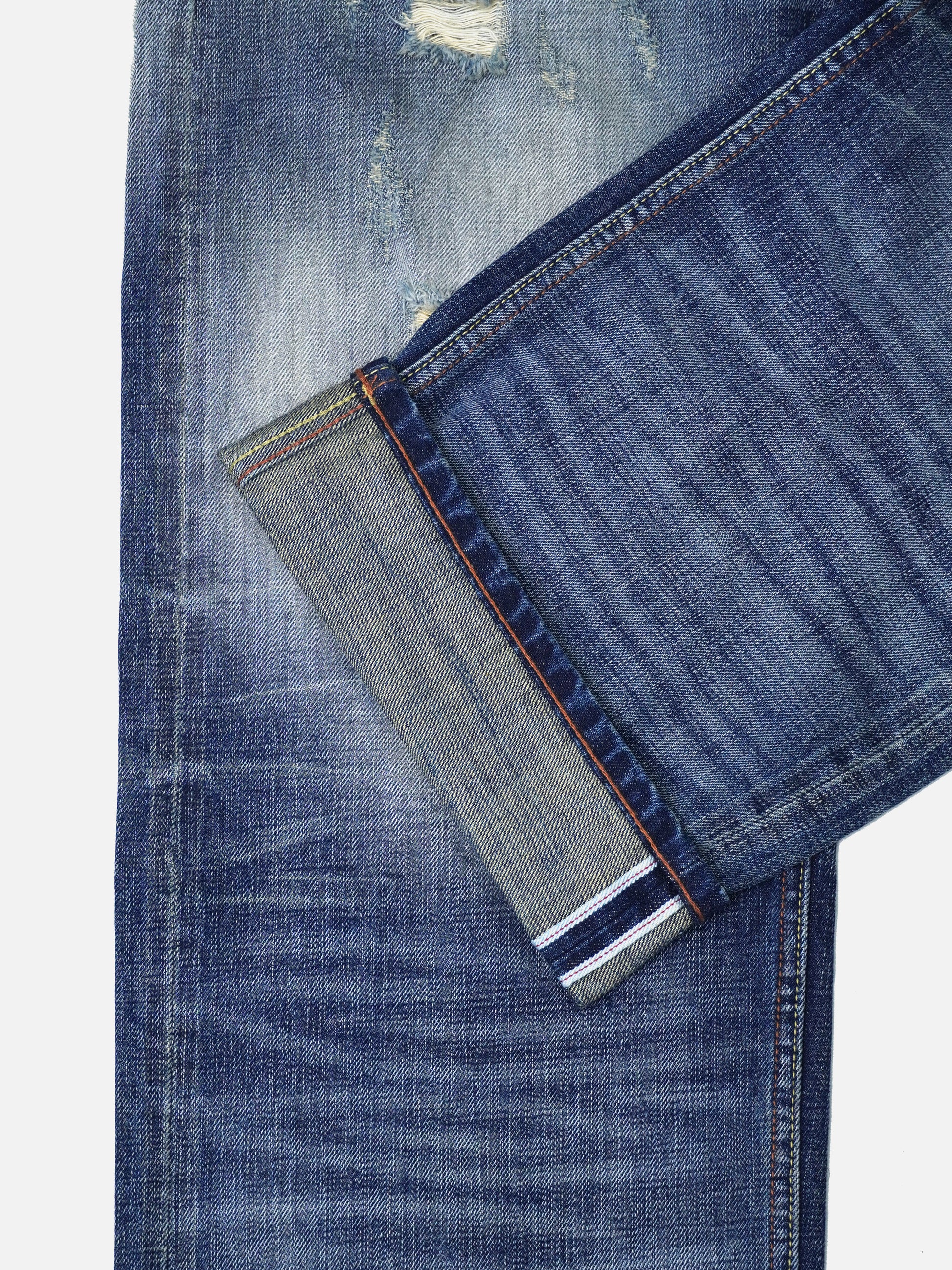 Medium Wash Selvedge Denim Jeans