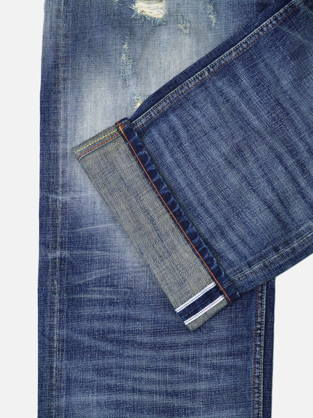 Medium Wash Selvedge Denim Jeans