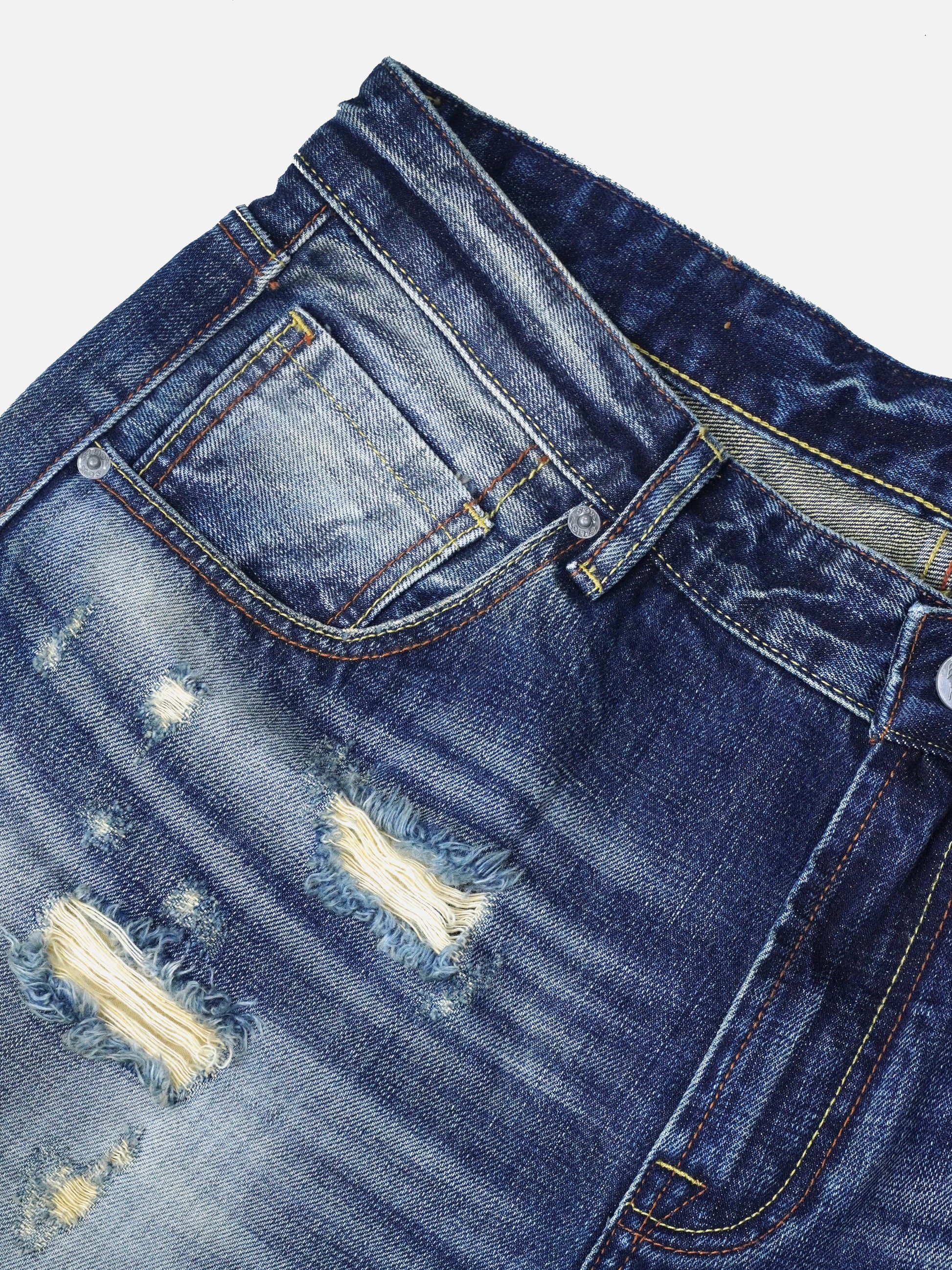 Medium Wash Selvedge Denim Jeans