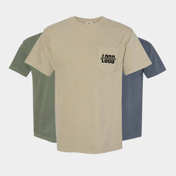 Custom Heavyweight Pocket T-Shirt - Comfort Colors