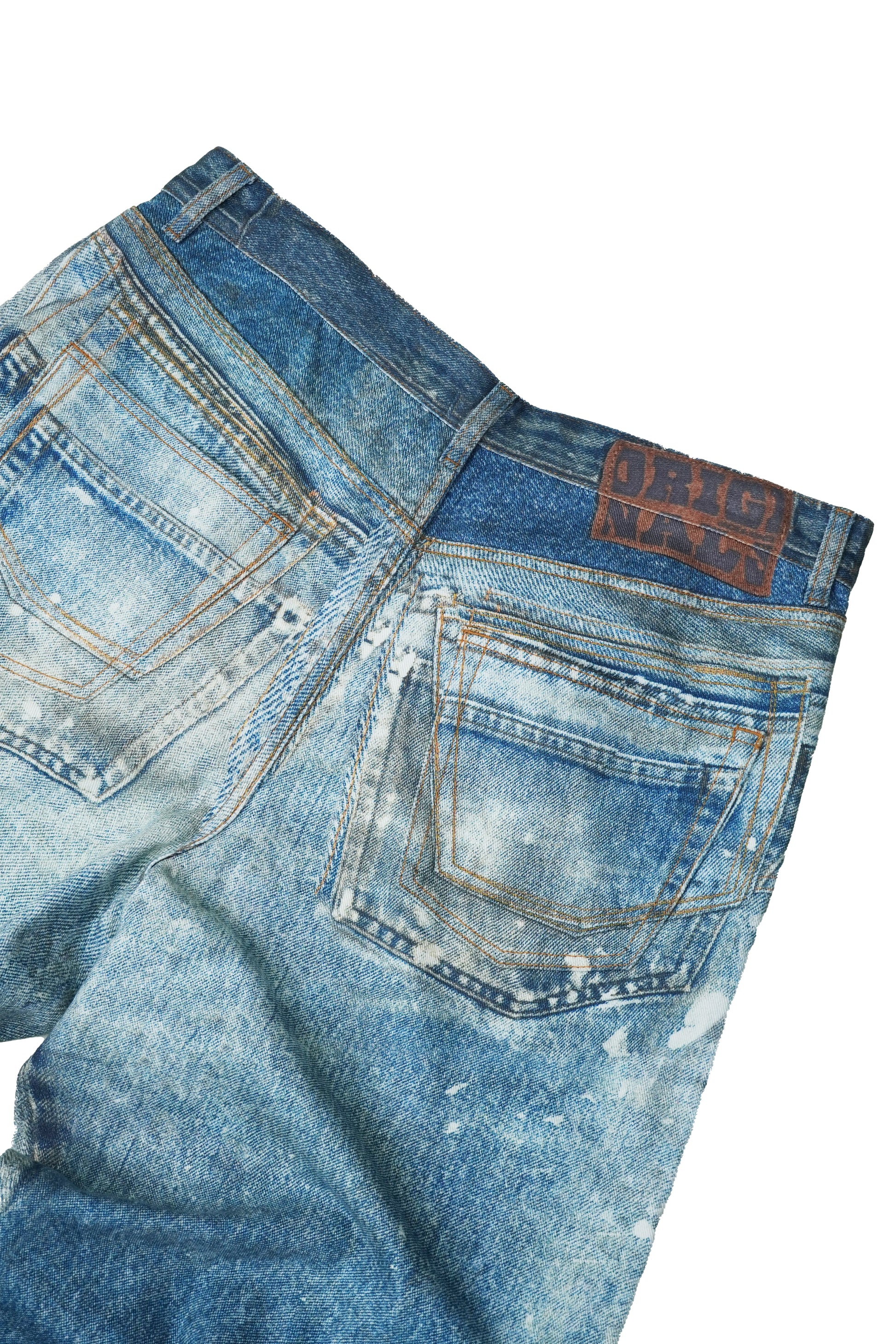 Cold transfer printing pants
