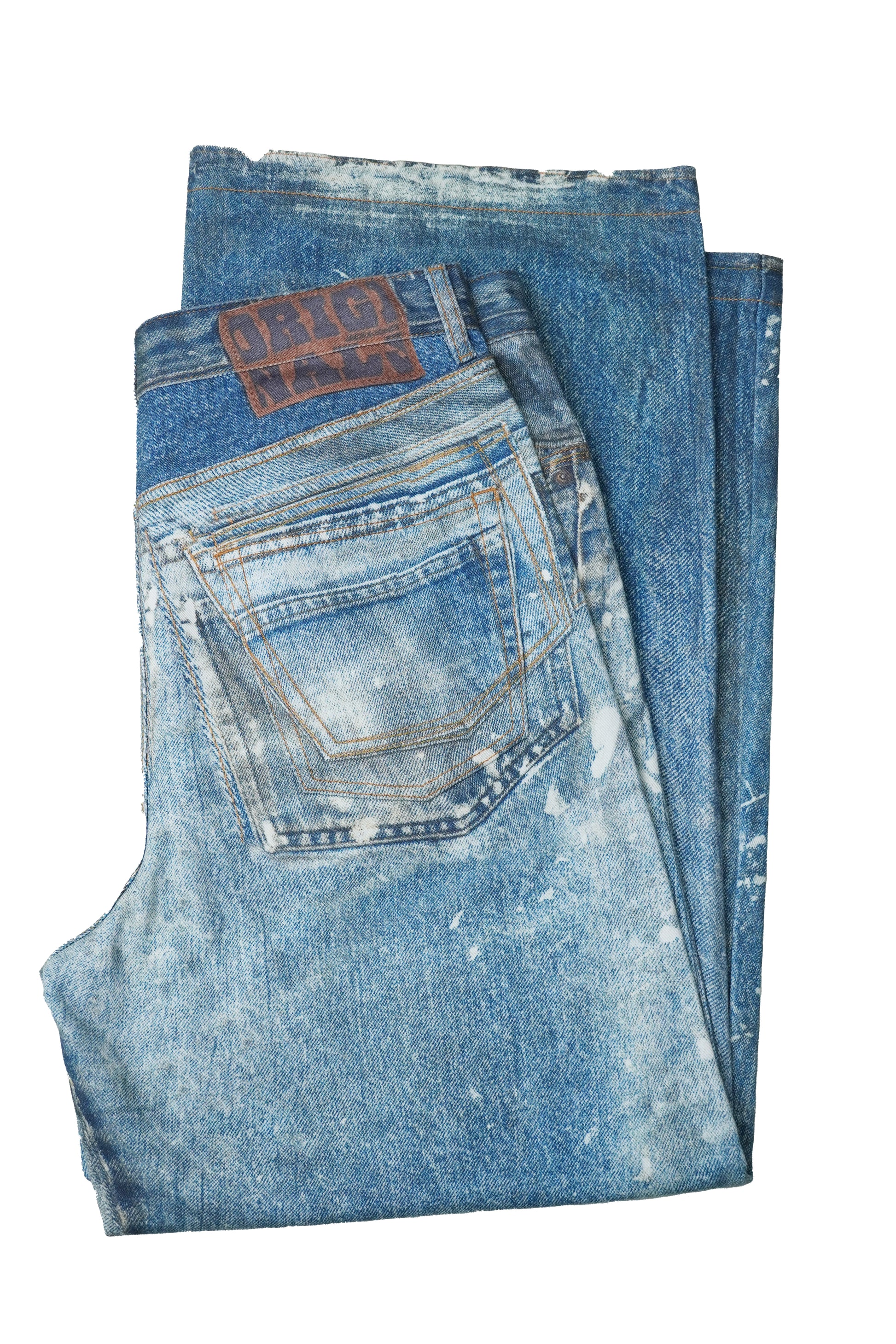 Cold transfer printing pants