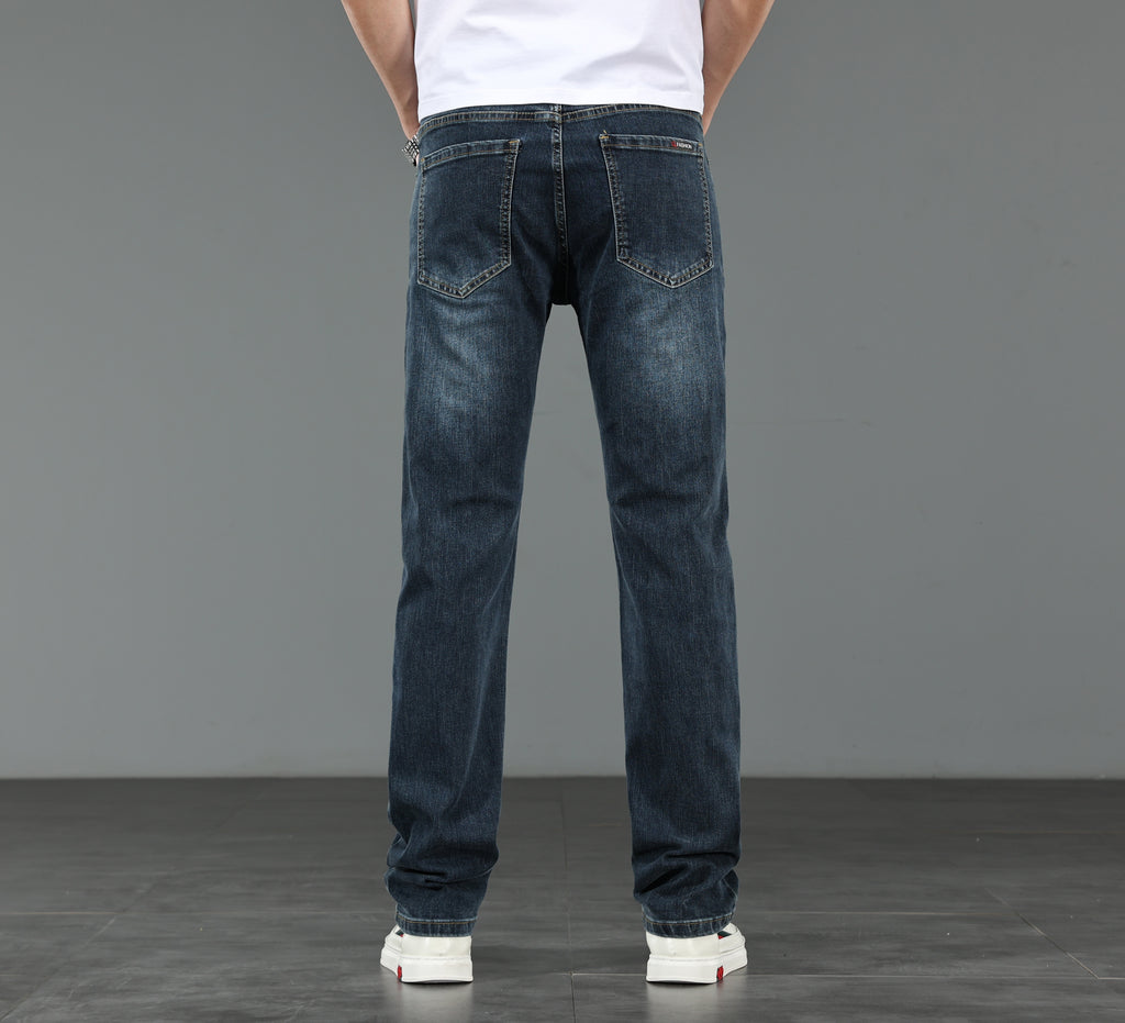 Slim-fit denim jeans