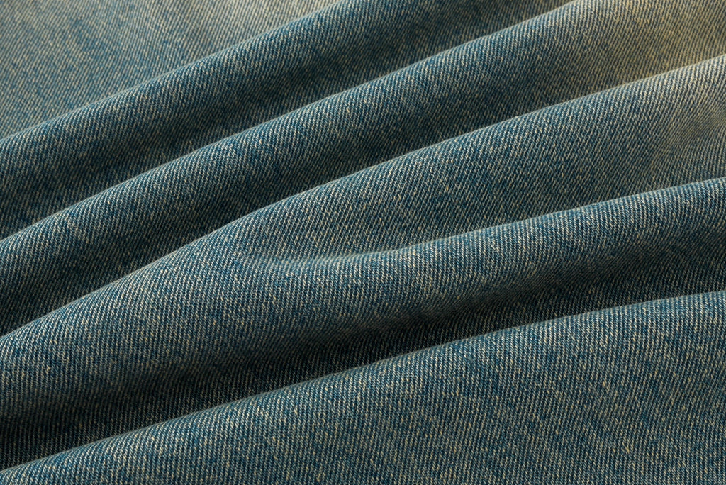 ERD Mud-Dyed Slashed Baggy Jeans